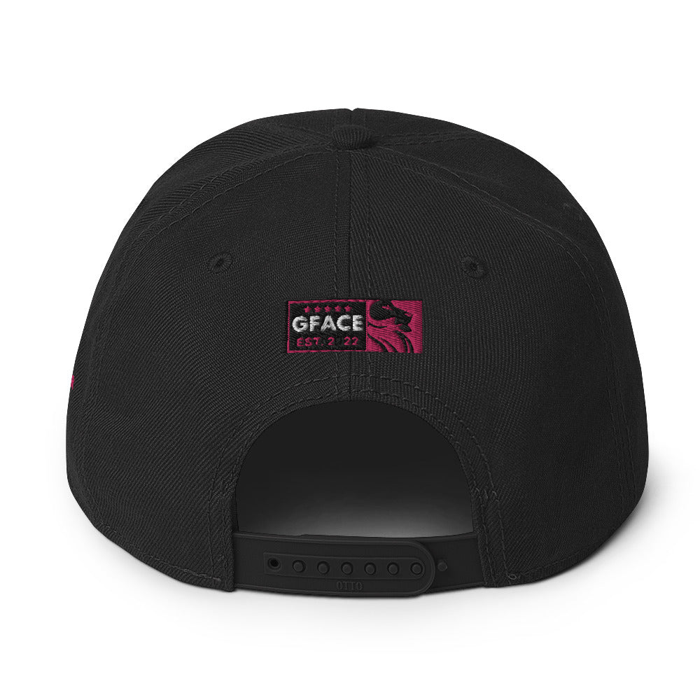 Snapback Hat Pink GFACE Wild Style