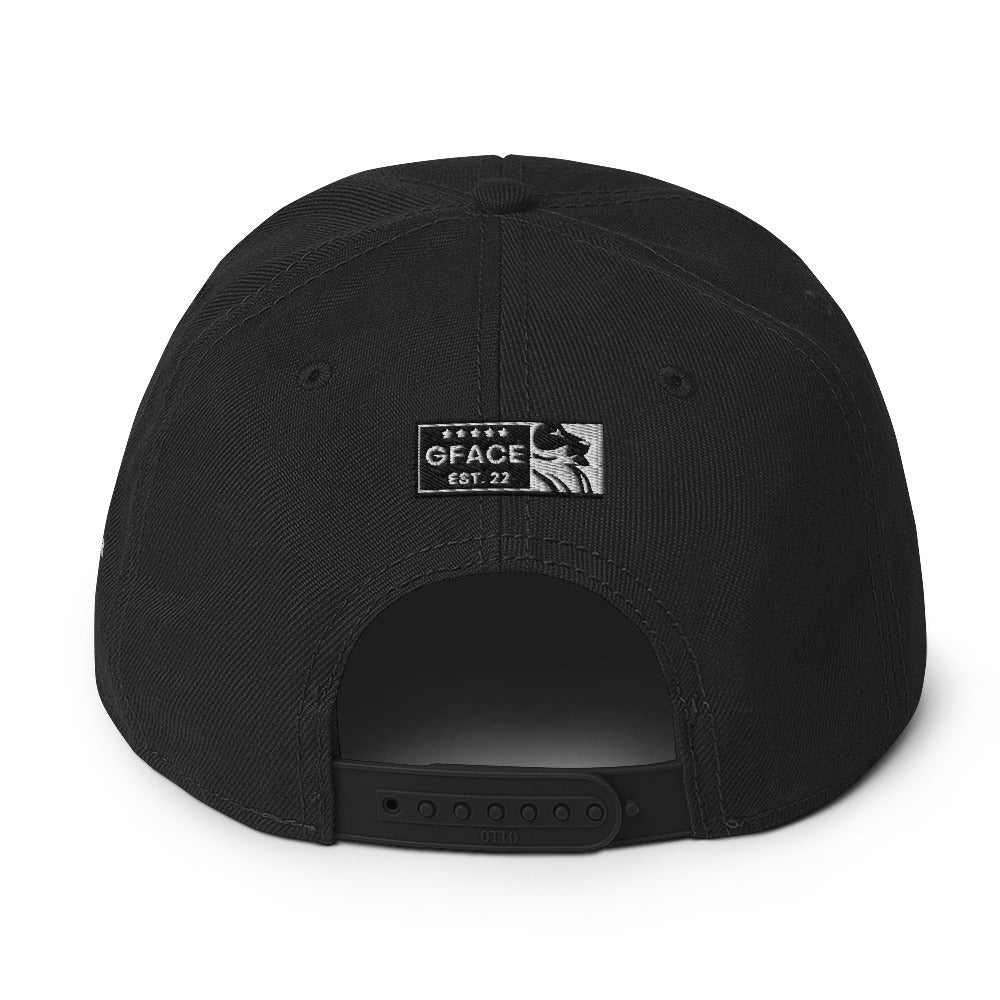 Gface Snapback Hat White Signature Series