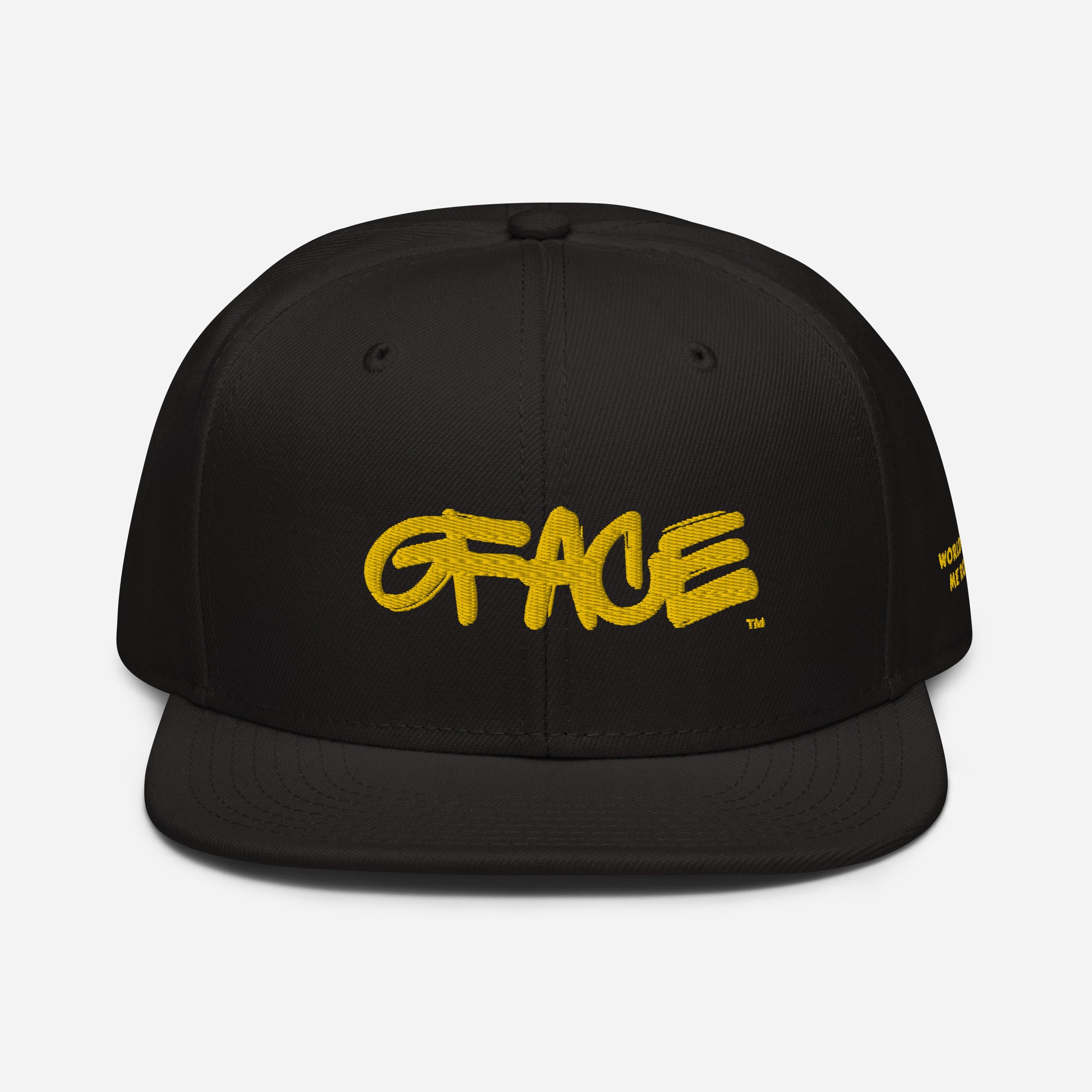 Gface Snapback Hat Gold Wild Style