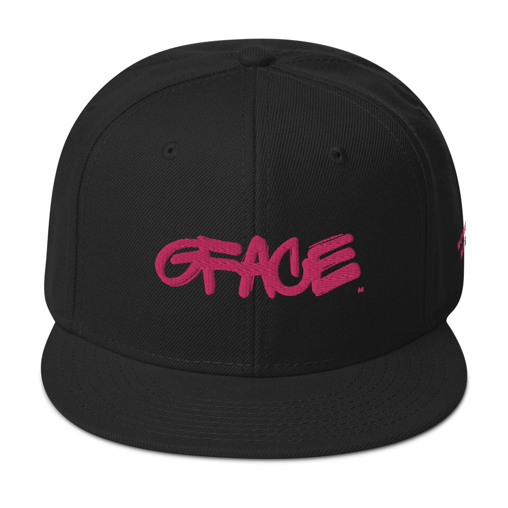 Snapback Hat Pink GFACE Wild Style