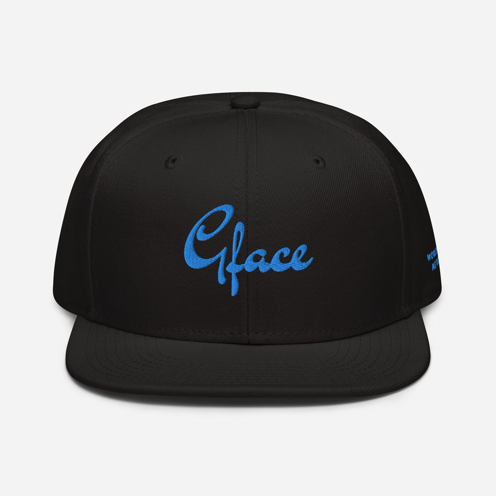 Gface Snapback Hat Blue Signature Series