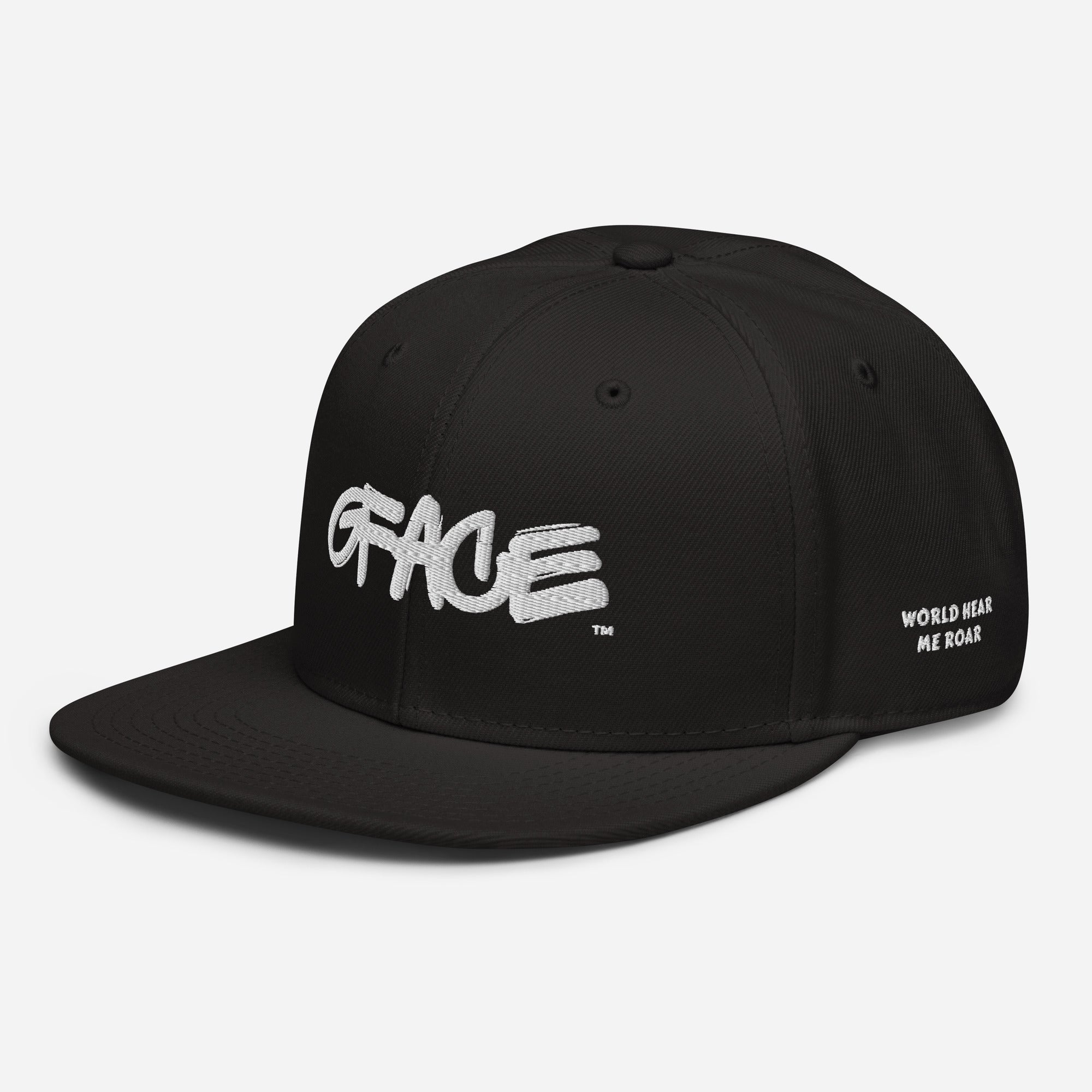 Gface White Snapback Hat Wild Style