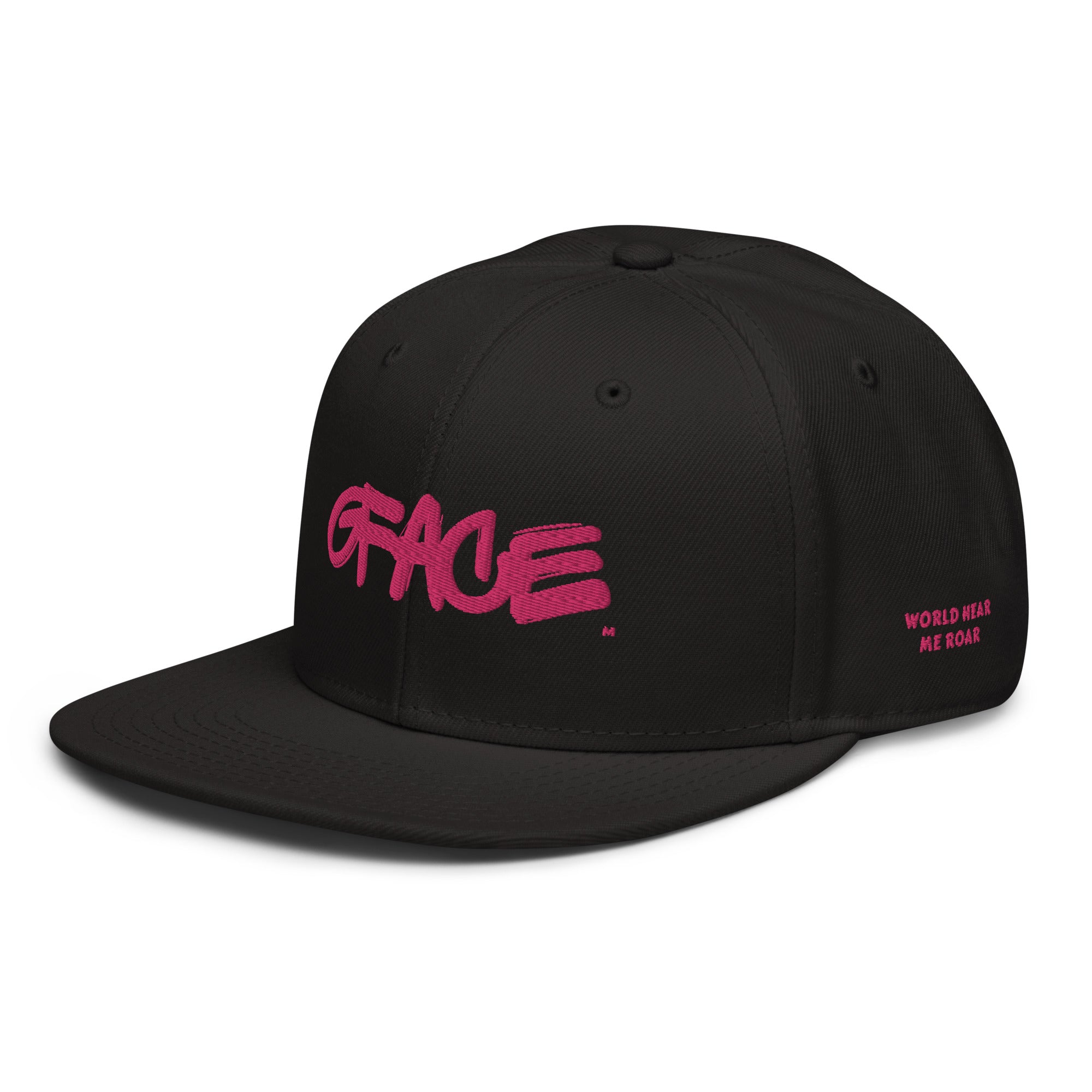 Snapback Hat Pink GFACE Wild Style