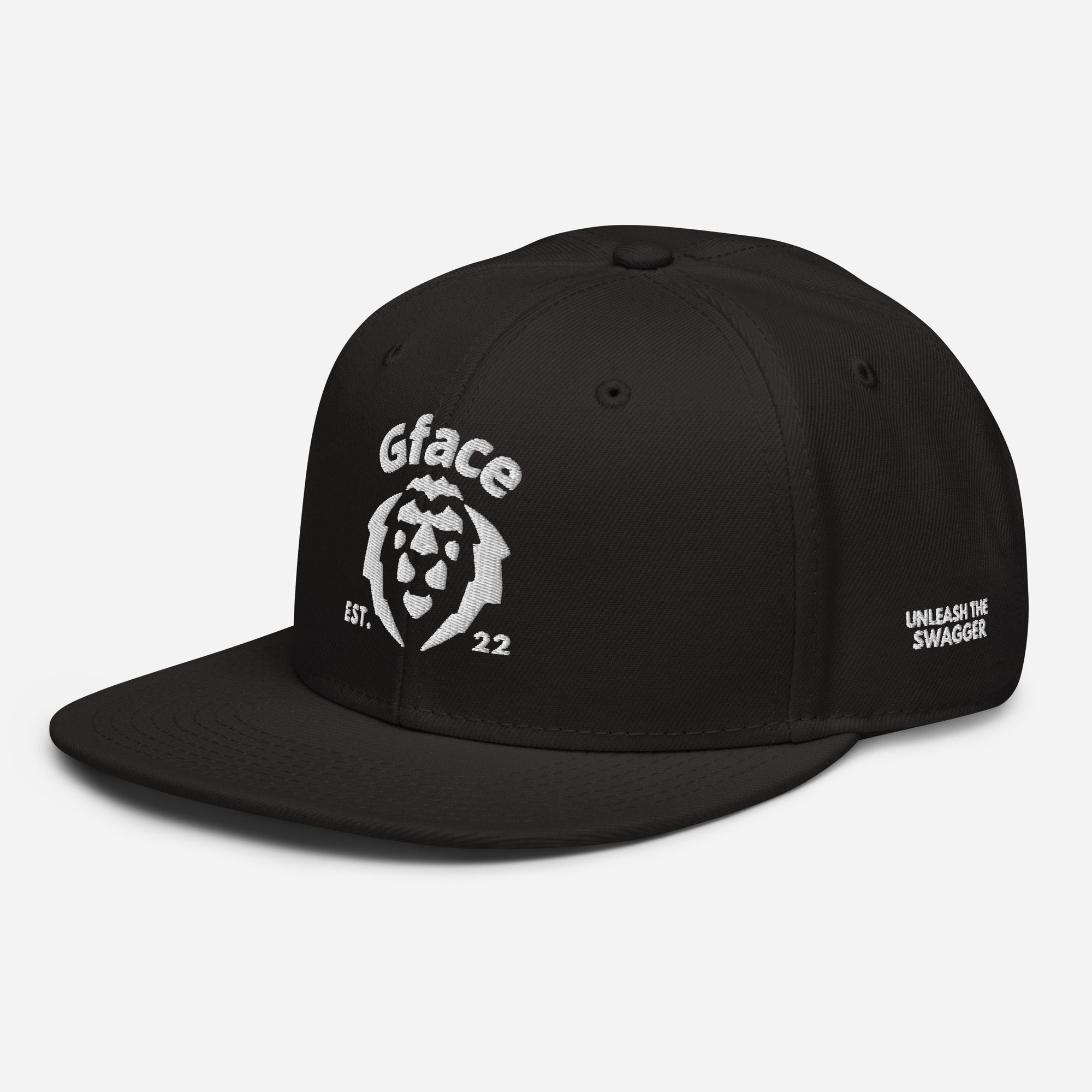 Gface Snapback Hat  White Lion logo