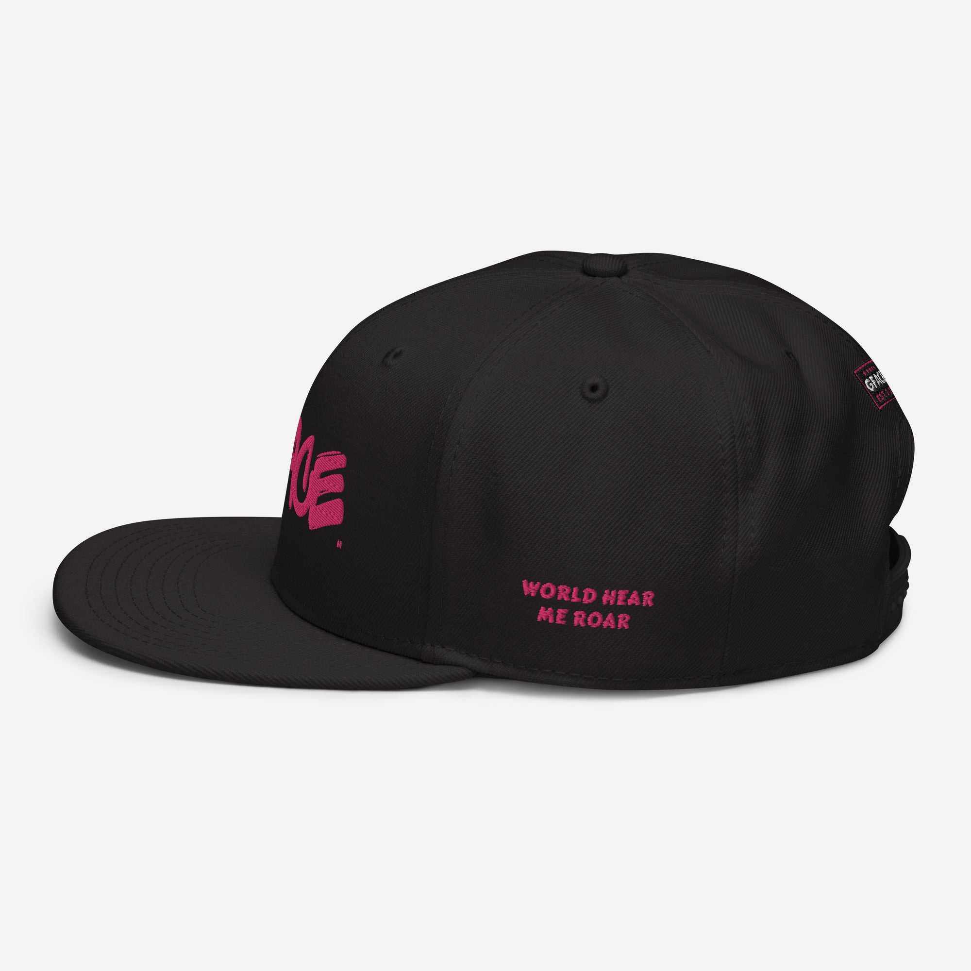 Snapback Hat Pink GFACE Wild Style