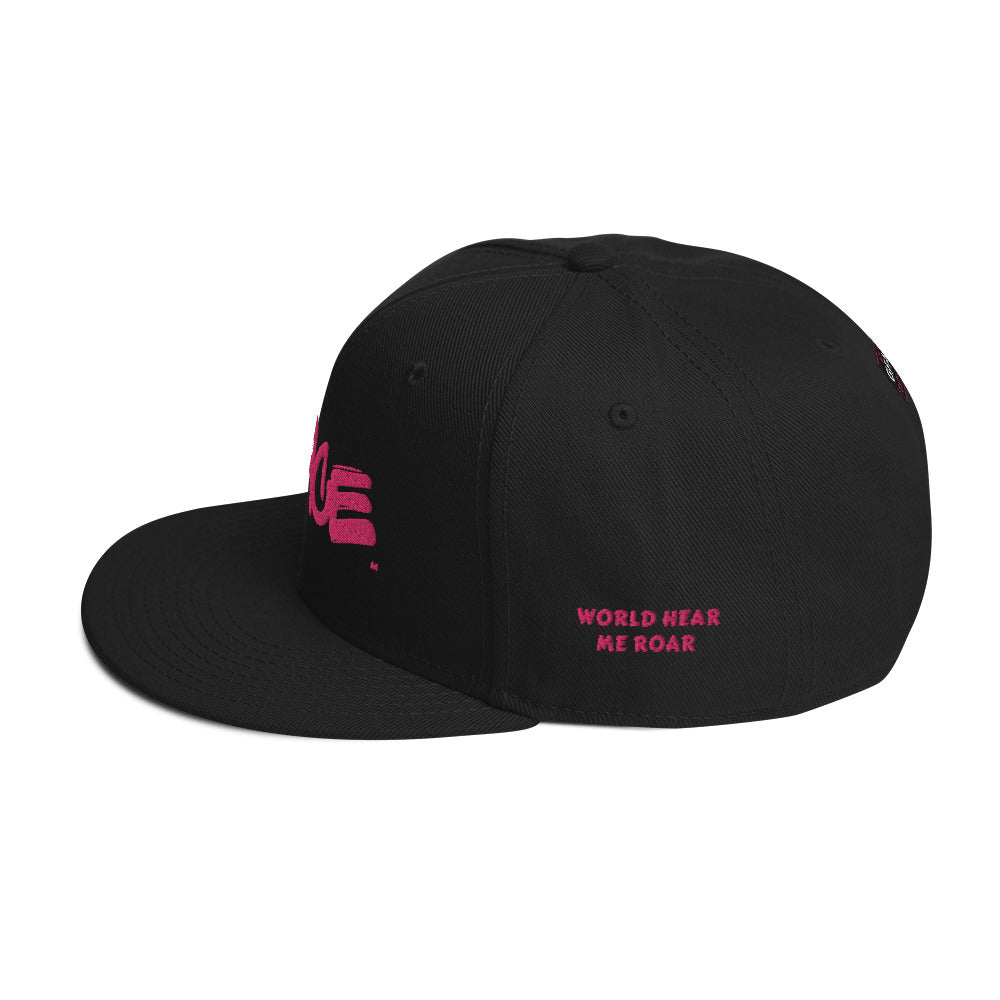 Snapback Hat Pink GFACE Wild Style