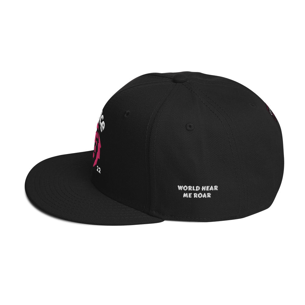 Snapback Hat Gface Pink Lion Logo