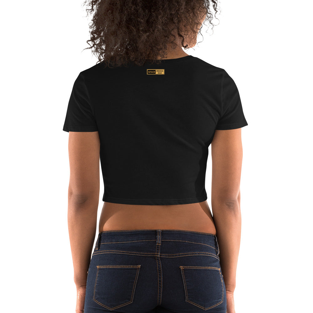 I ❤️ Gface Women’s Black Crop Tee