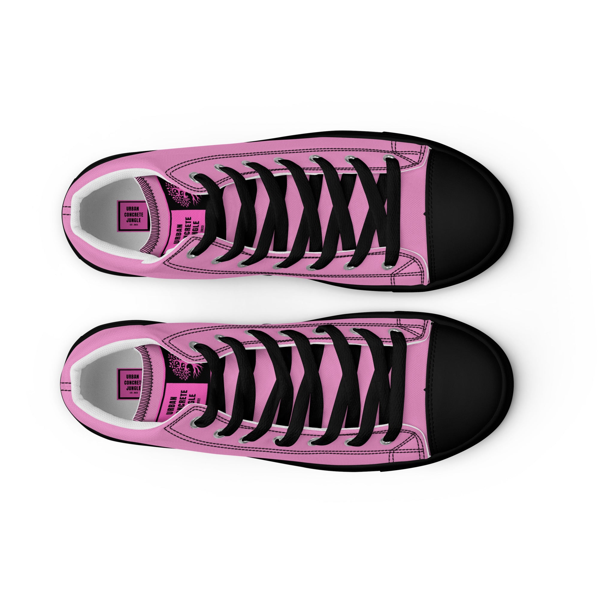 Women’s high top canvas Gface Pink Urban Concrete Jungle Kicks