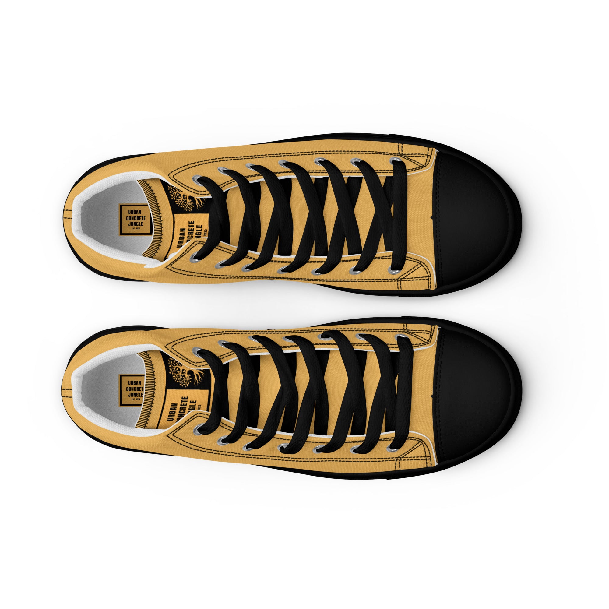 Women’s high top canvas GFACE Gold Urban Concrete Jungle Kicks