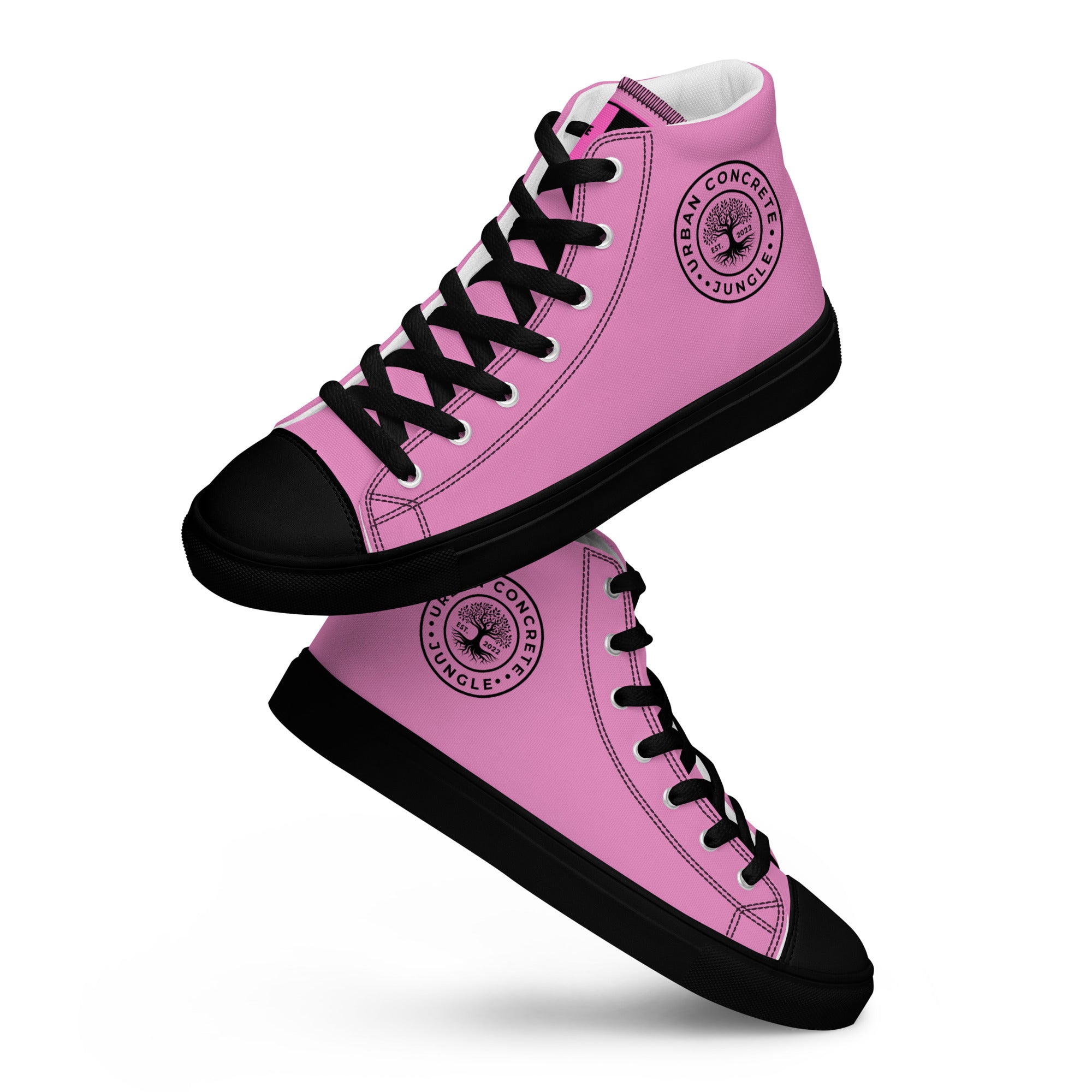 Women’s high top canvas Gface Pink Urban Concrete Jungle Kicks