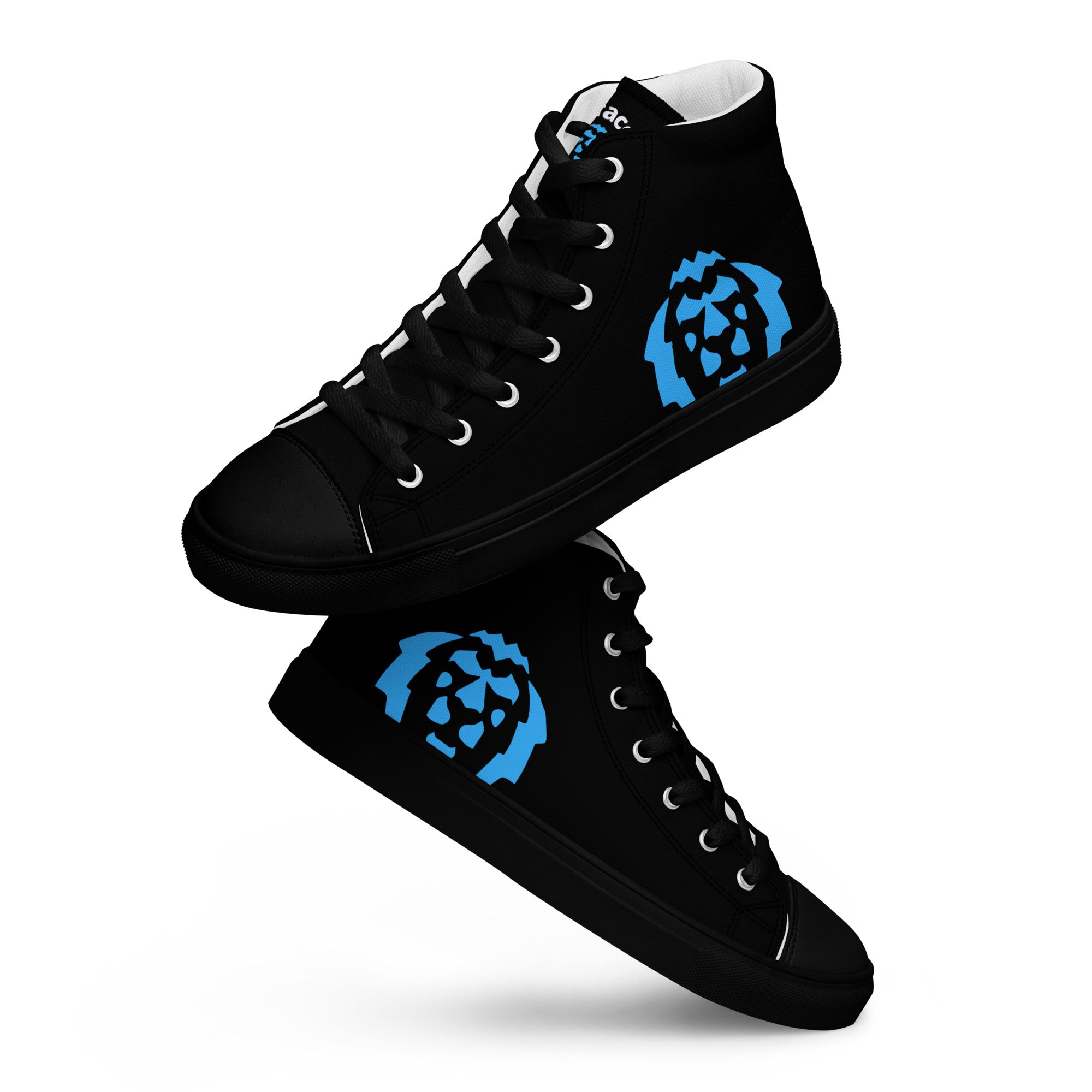 Women’s high top canvas GFACE Blue Lion Unleash The Swagger kicks