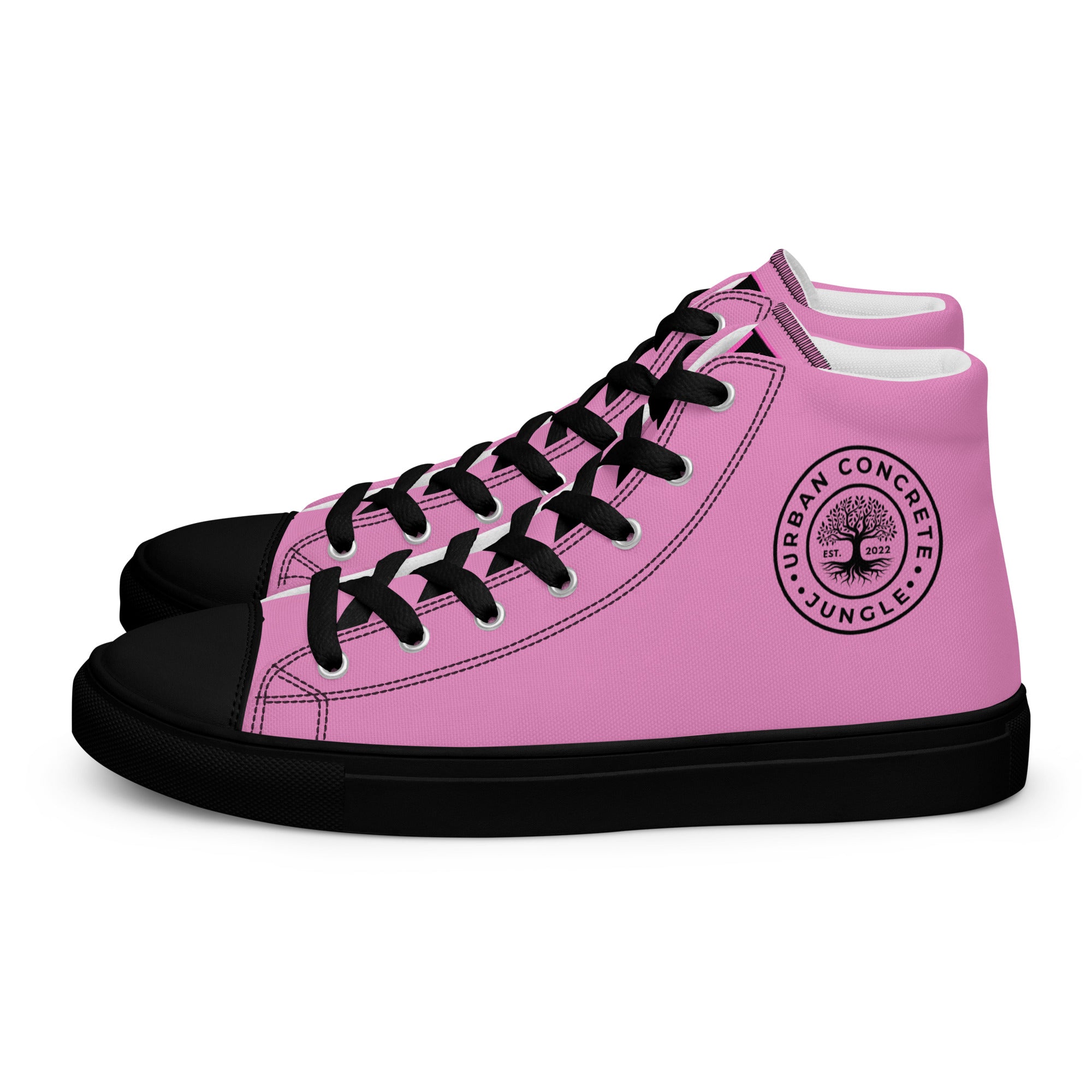 Women’s high top canvas Gface Pink Urban Concrete Jungle Kicks