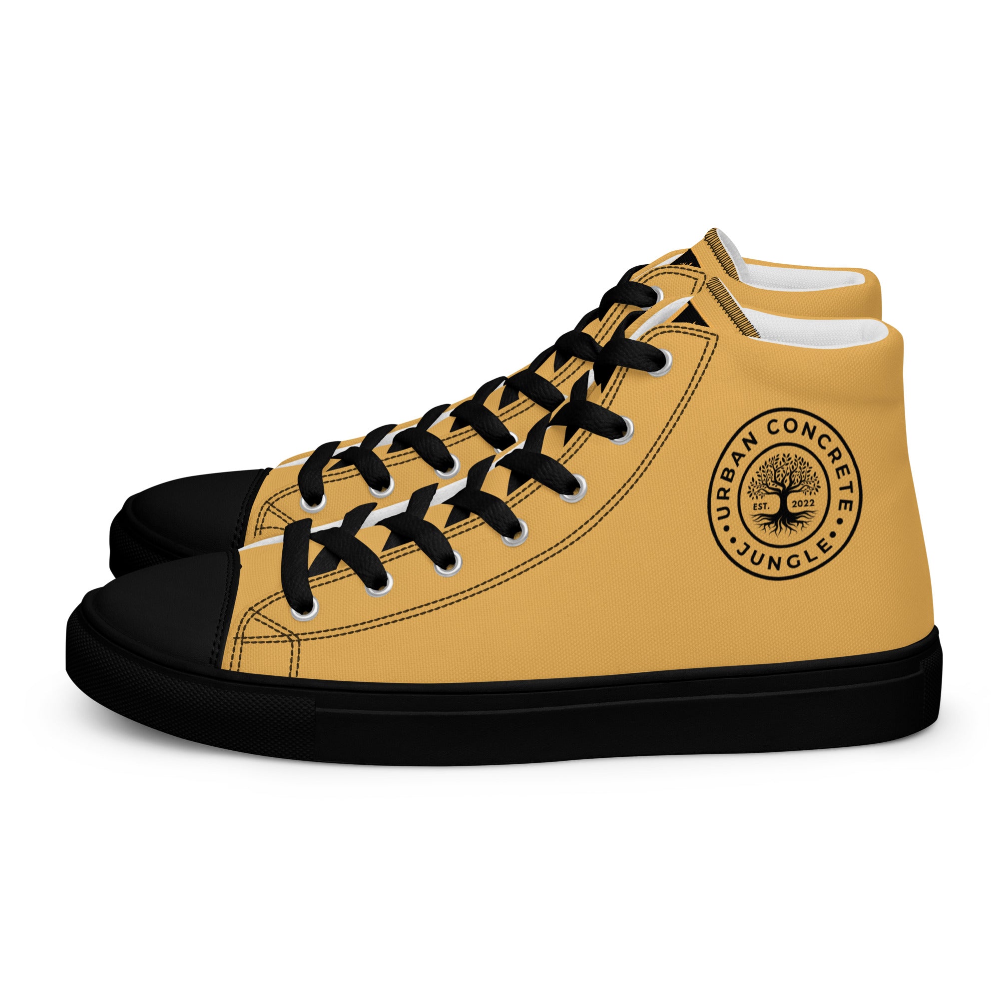 Women’s high top canvas GFACE Gold Urban Concrete Jungle Kicks