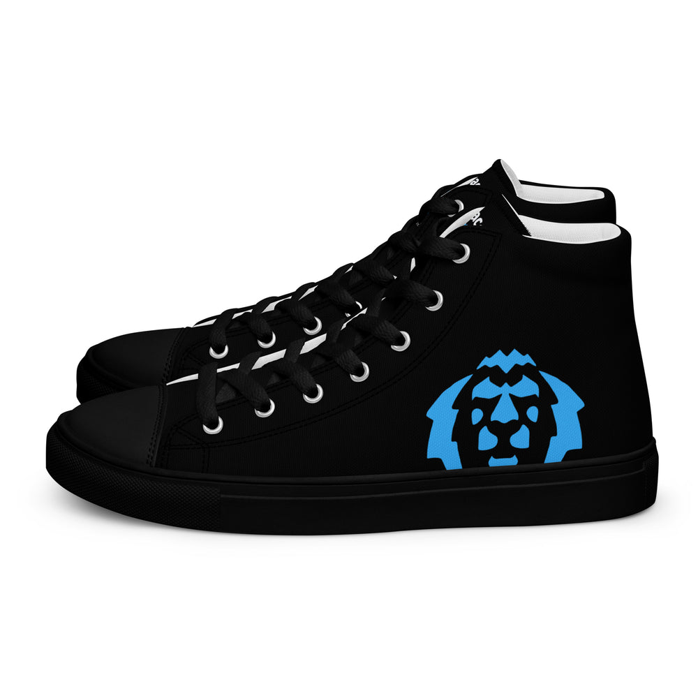 Women’s high top canvas GFACE Blue Lion Unleash The Swagger kicks