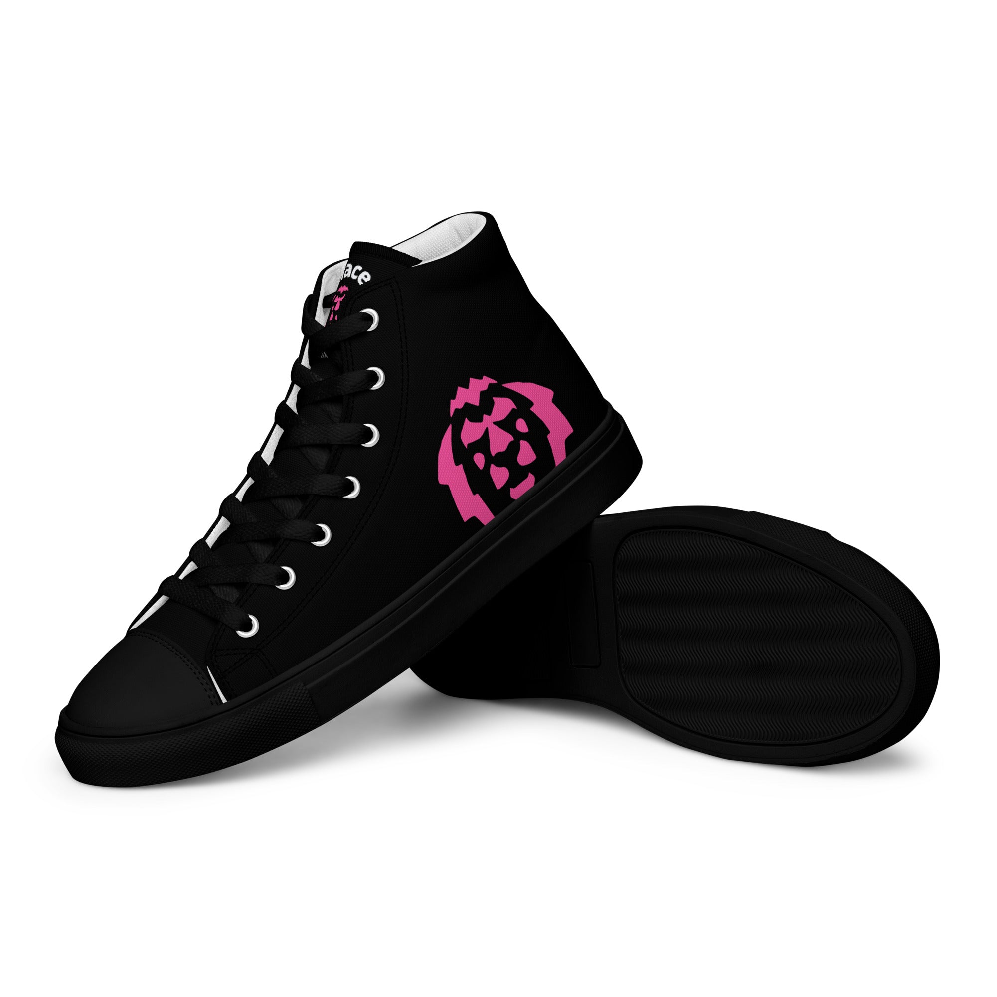 Women’s high top canvas GFACE Pink Lion  kicks