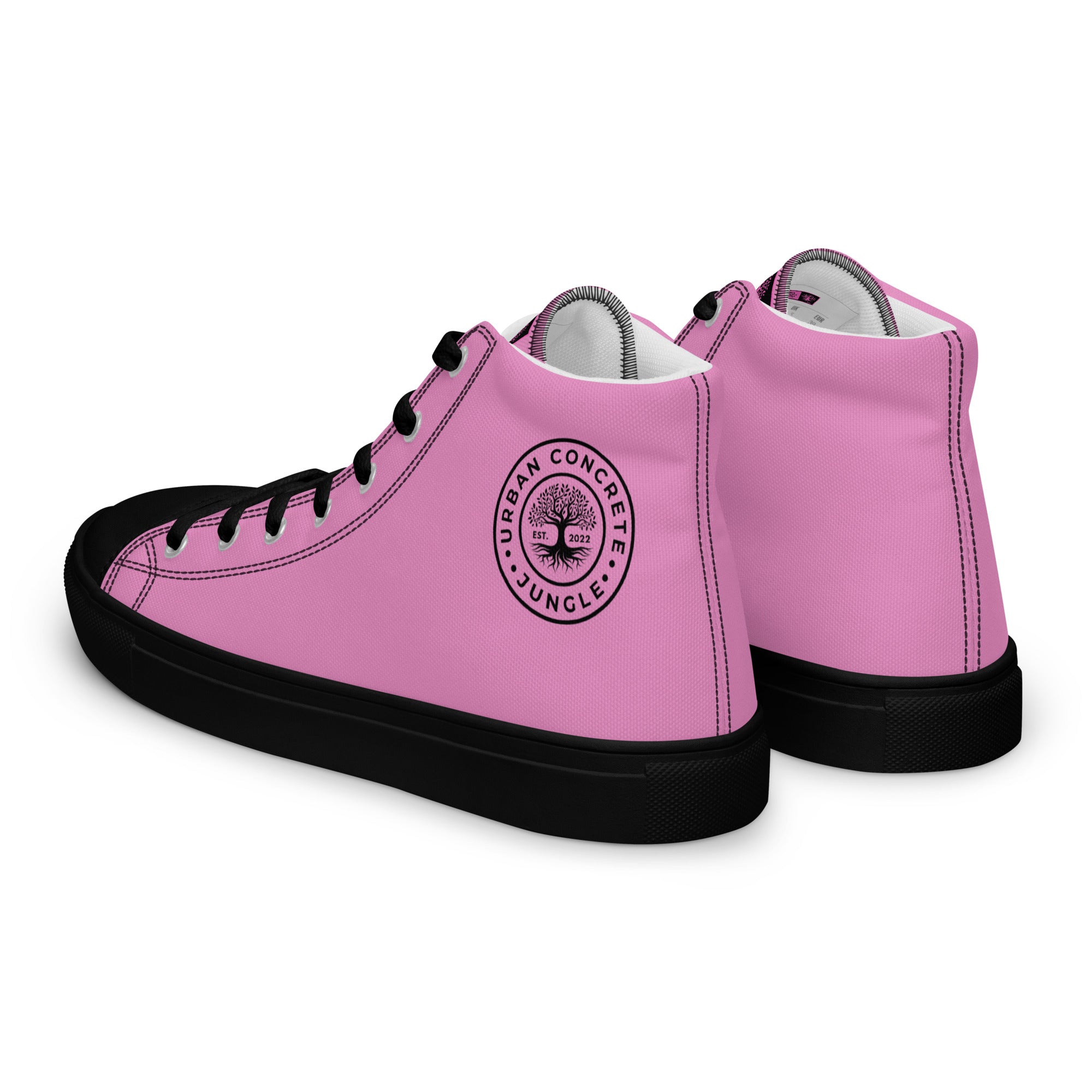 Women’s high top canvas Gface Pink Urban Concrete Jungle Kicks