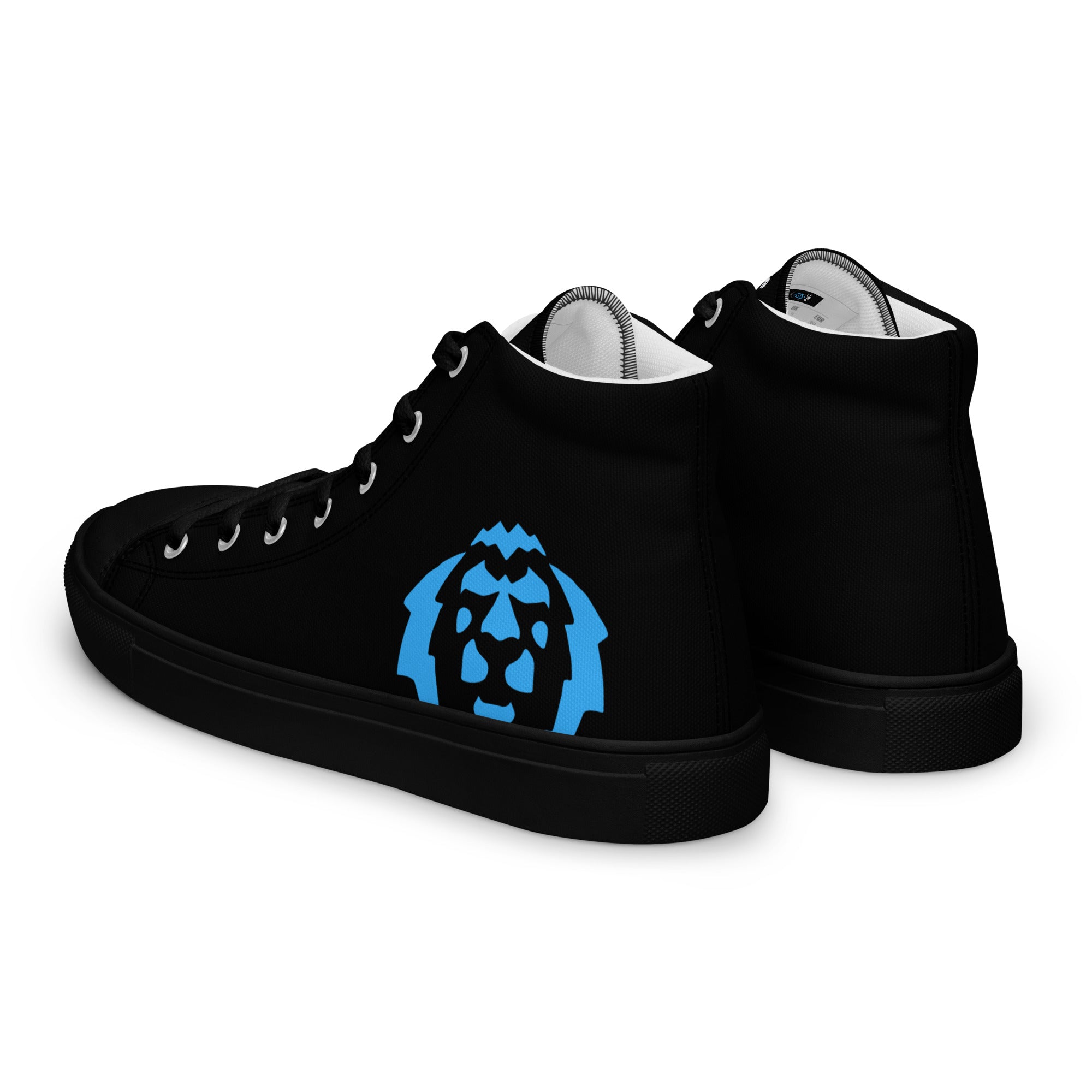 Women’s high top canvas GFACE Blue Lion Unleash The Swagger kicks