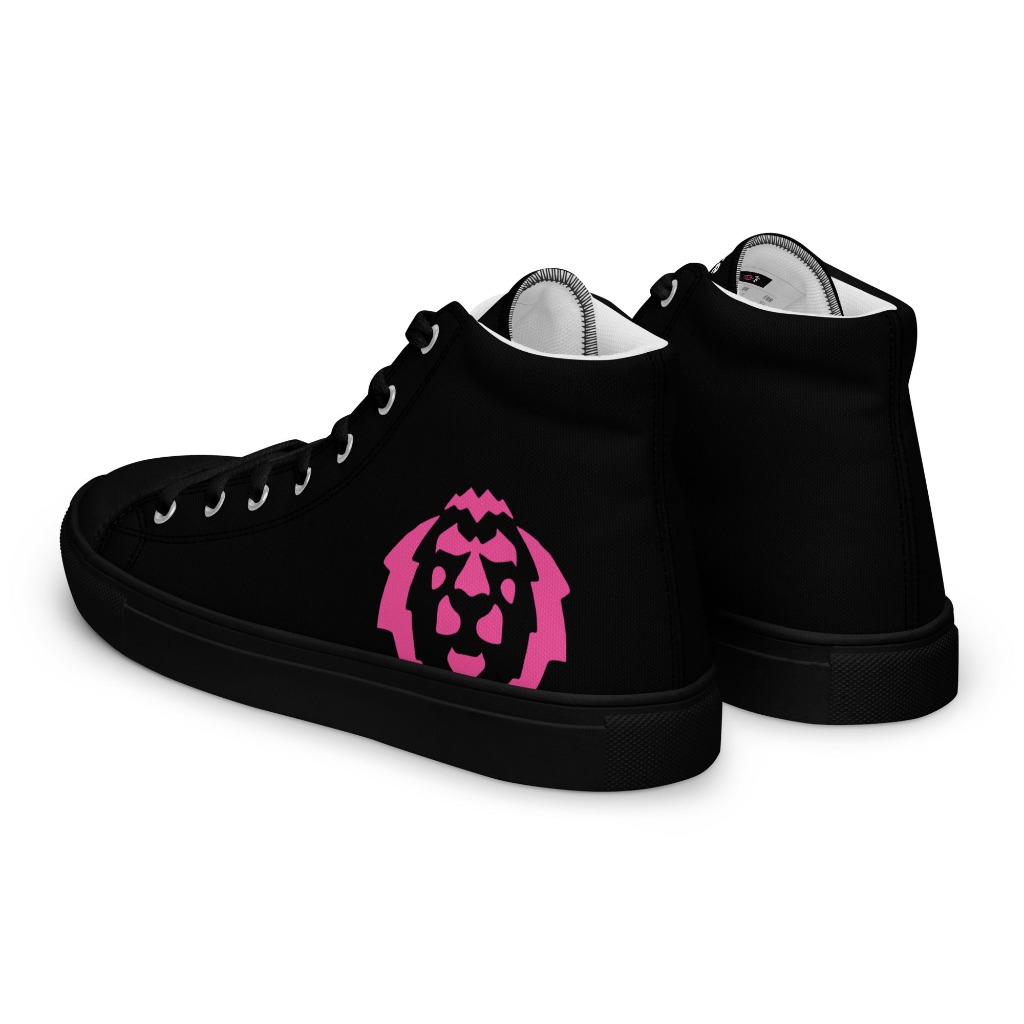 Women’s high top canvas GFACE Pink Lion  kicks