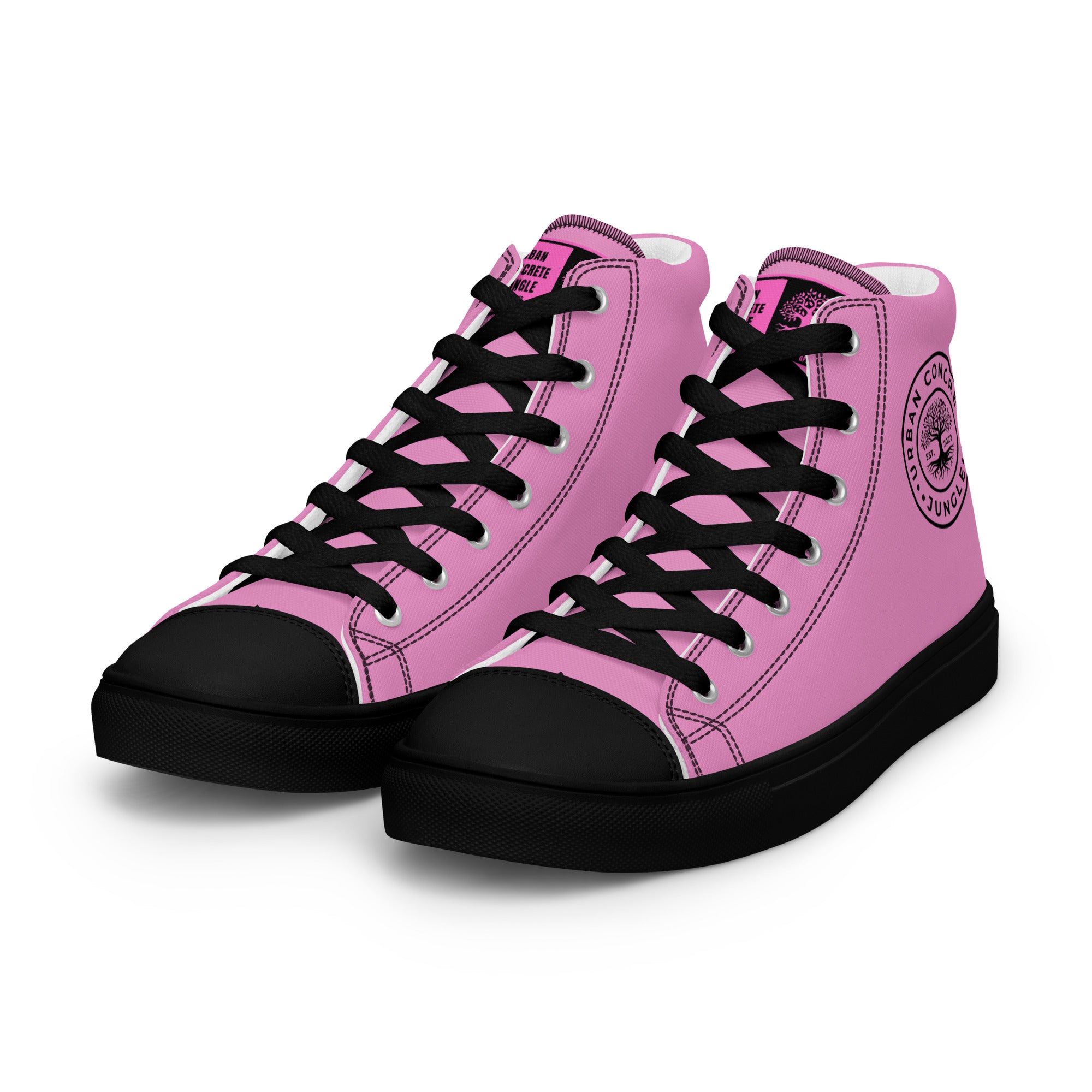 Women’s high top canvas Gface Pink Urban Concrete Jungle Kicks