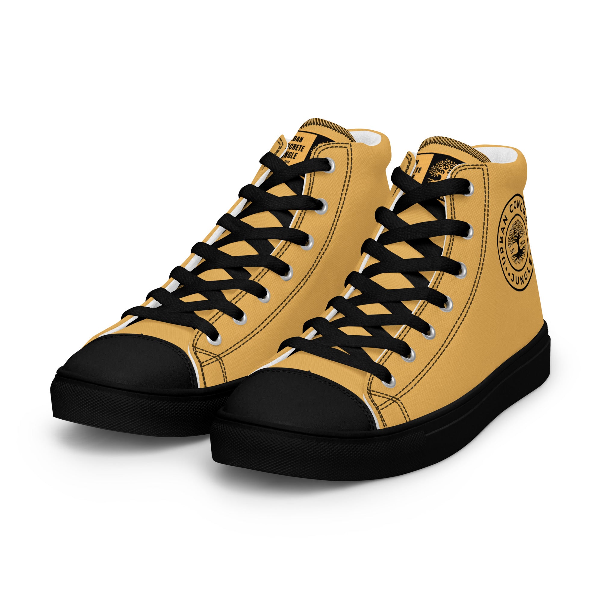 Women’s high top canvas GFACE Gold Urban Concrete Jungle Kicks