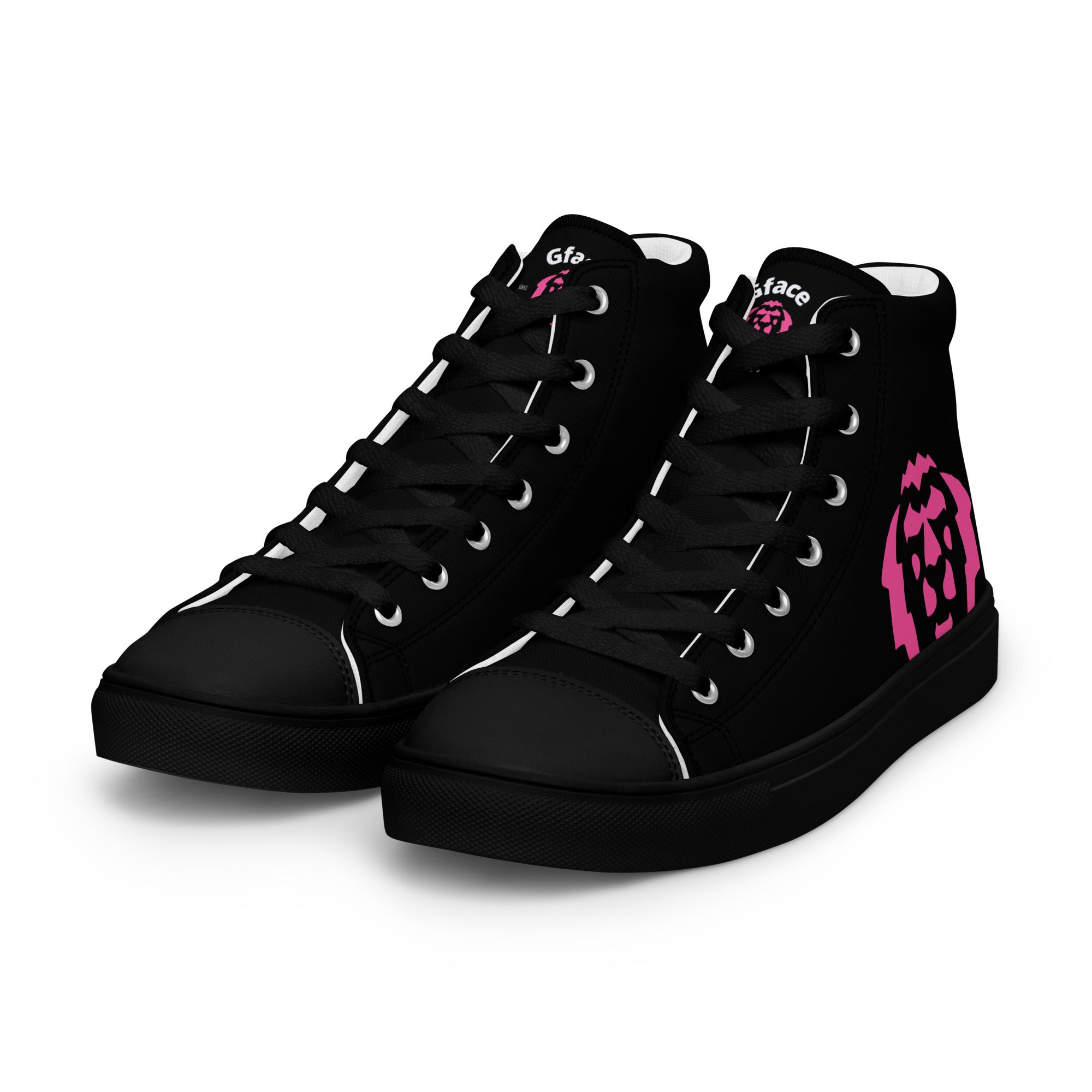 Women’s high top canvas GFACE Pink Lion  kicks