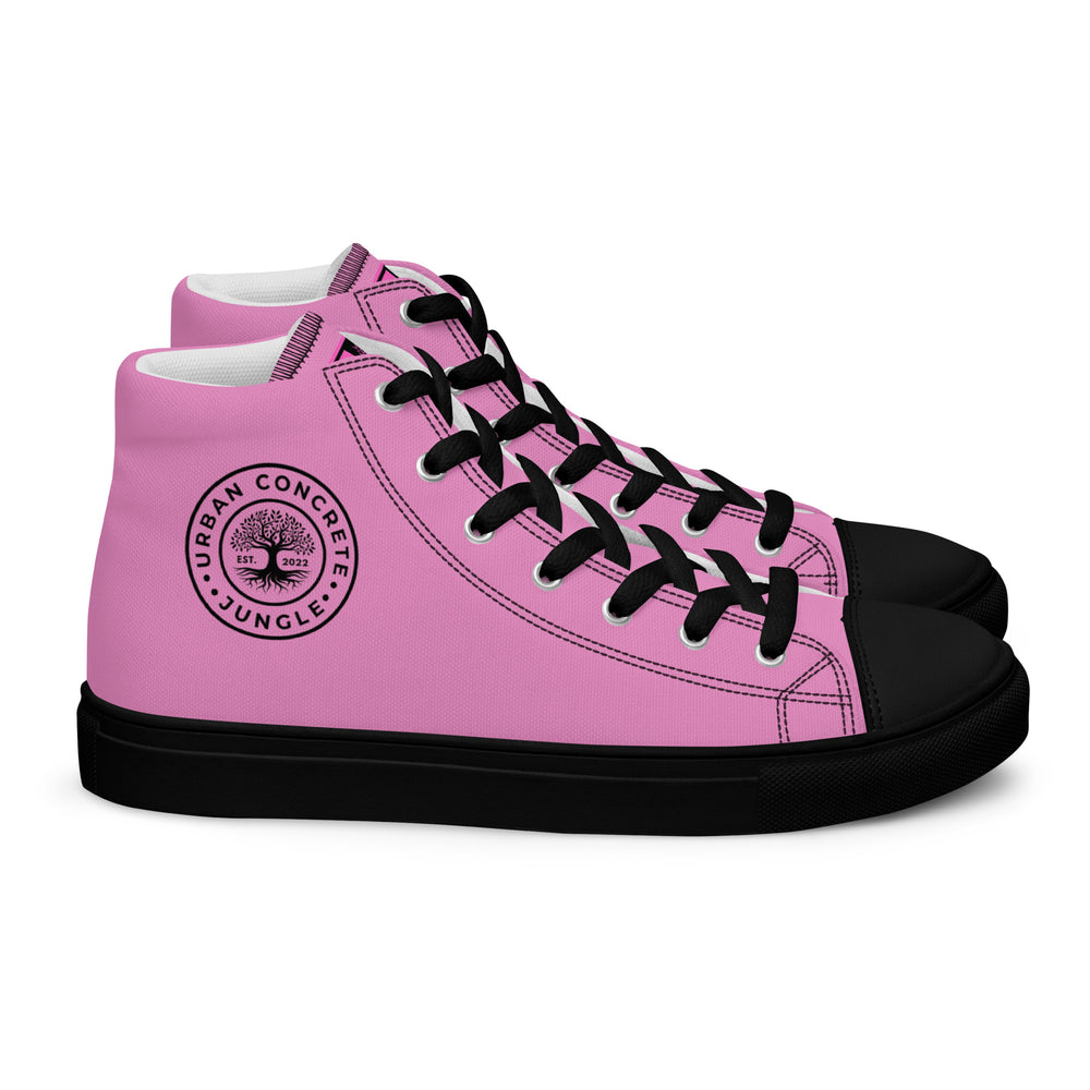 Women’s high top canvas Gface Pink Urban Concrete Jungle Kicks