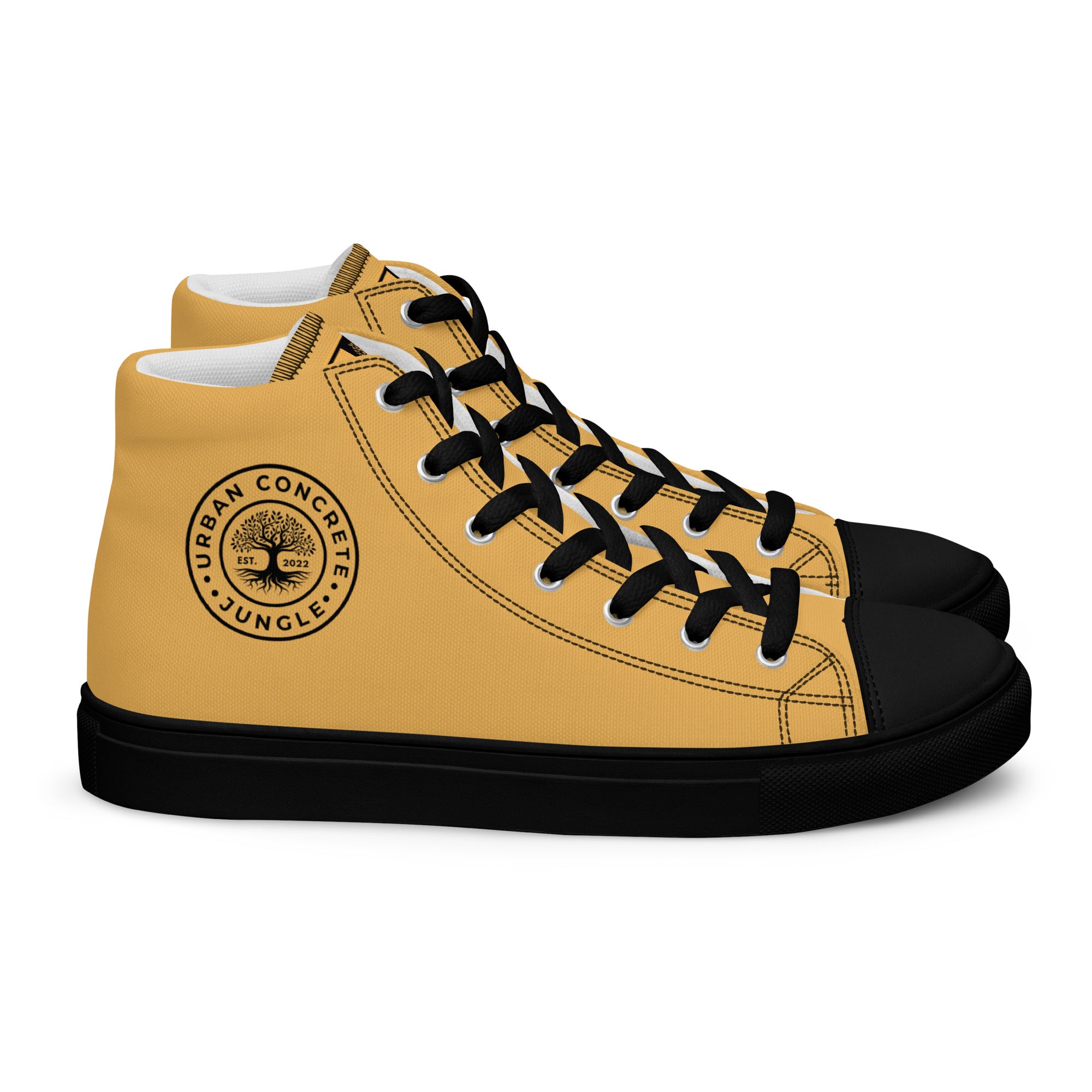 Women’s high top canvas GFACE Gold Urban Concrete Jungle Kicks