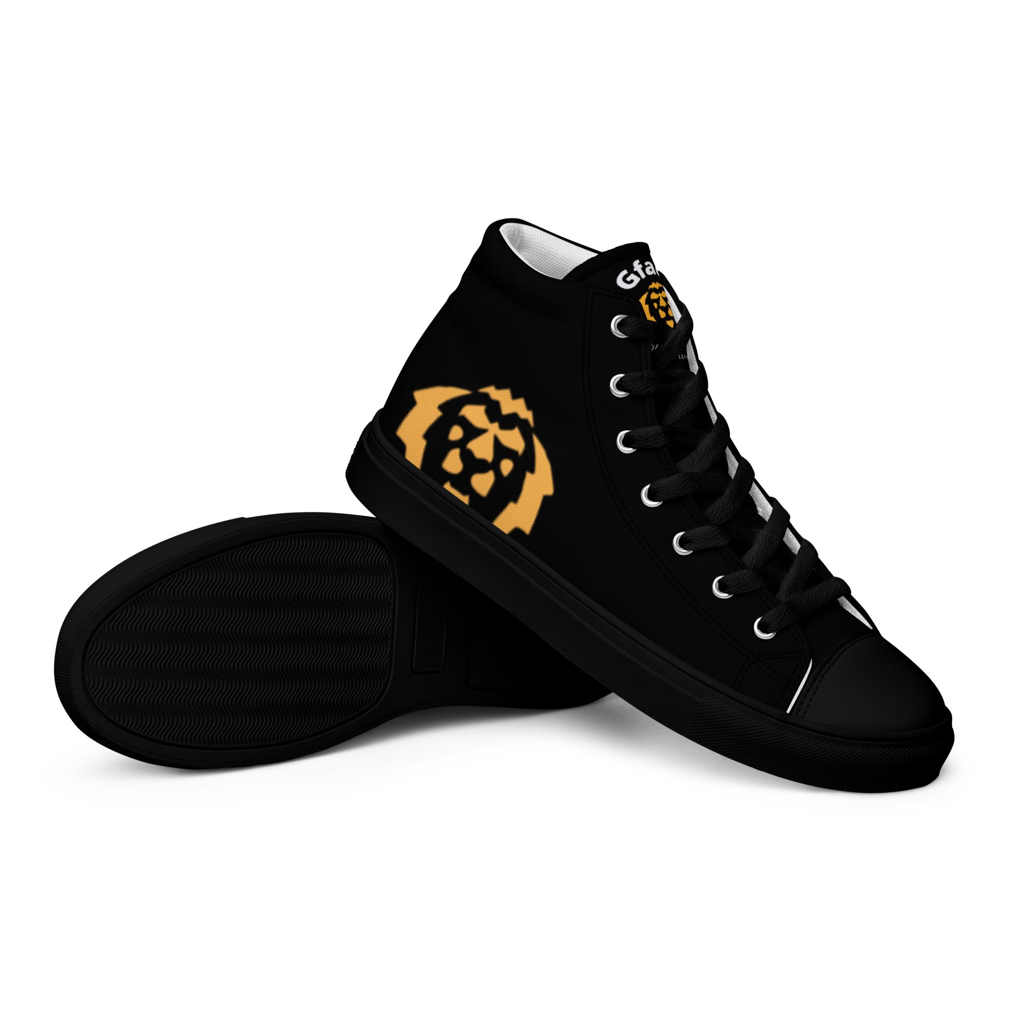 Women’s high top canvas GFACE Gold Lion kicks