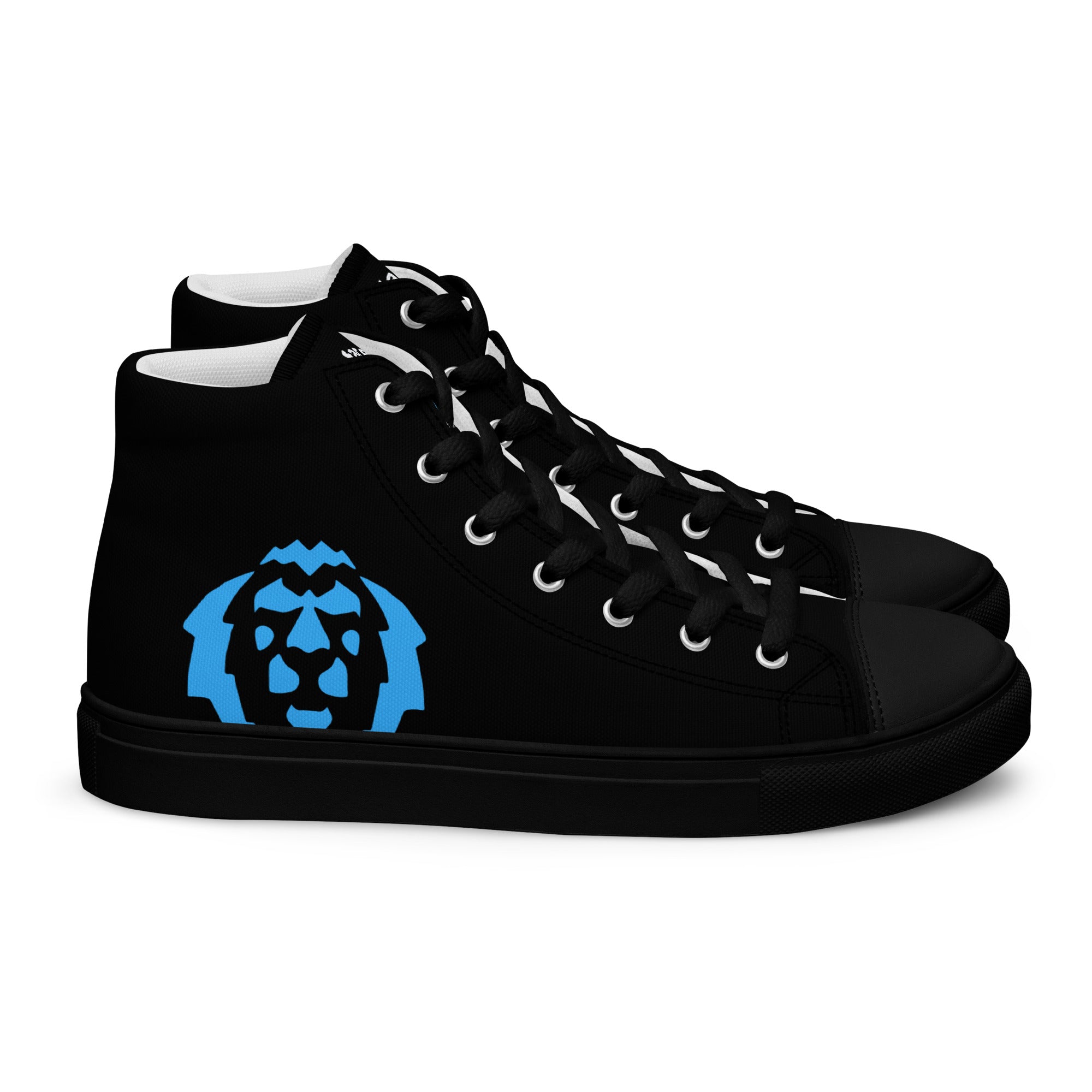 Women’s high top canvas GFACE Blue Lion Unleash The Swagger kicks