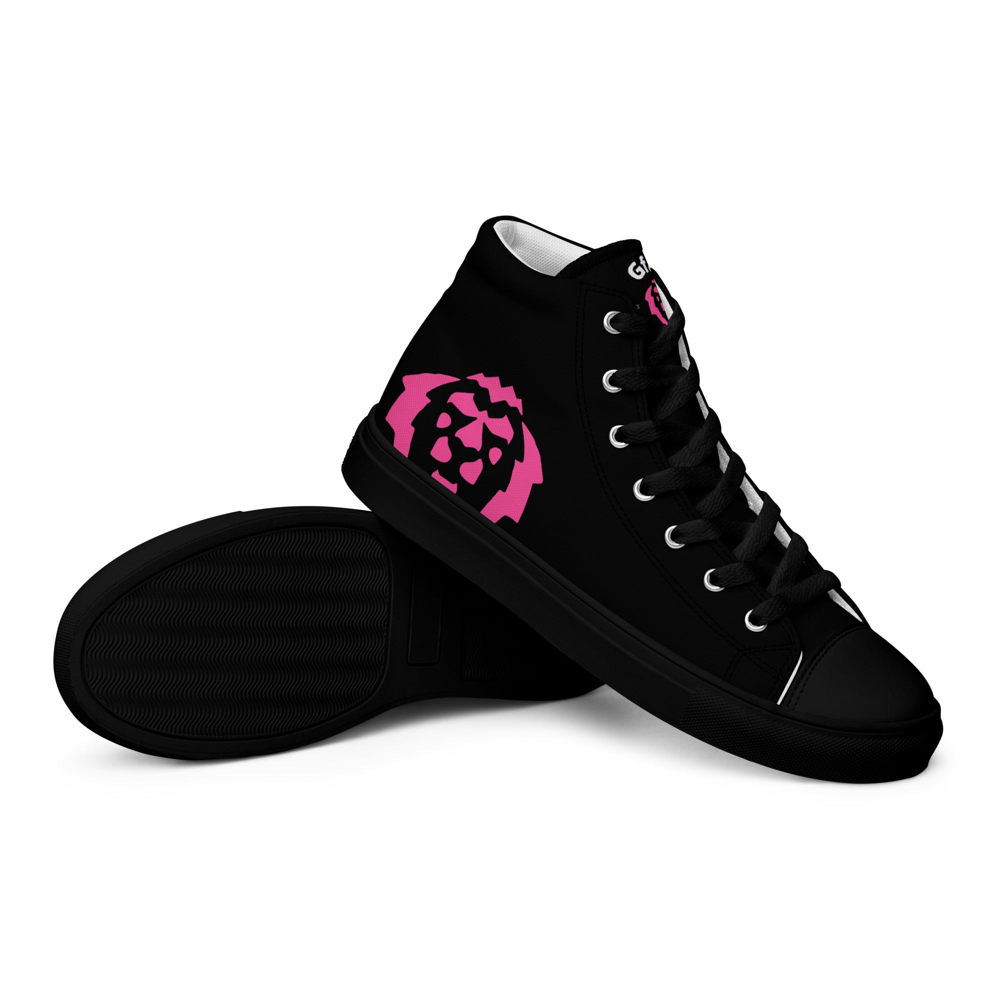 Women’s high top canvas GFACE Pink Lion  kicks