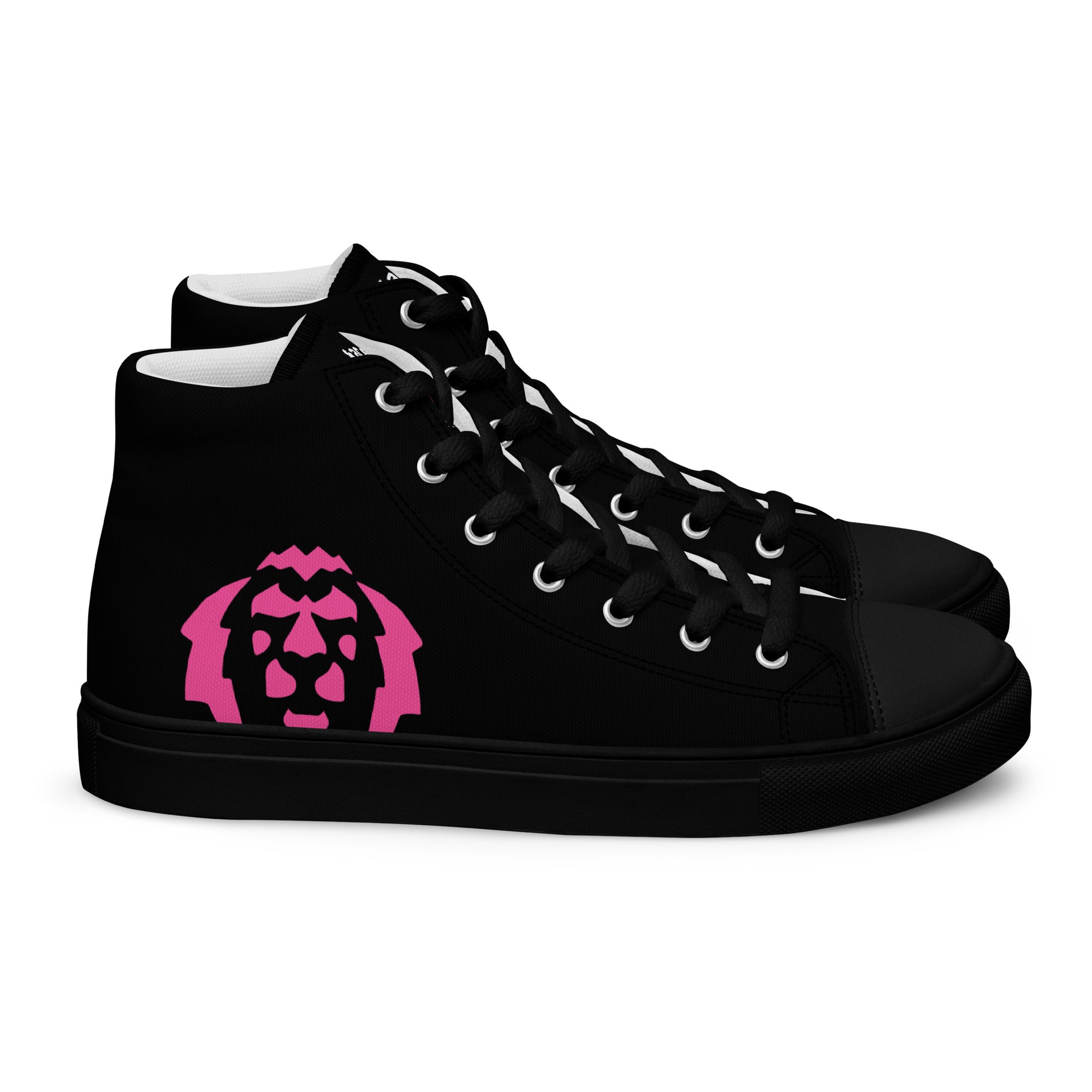 Women’s high top canvas GFACE Pink Lion  kicks