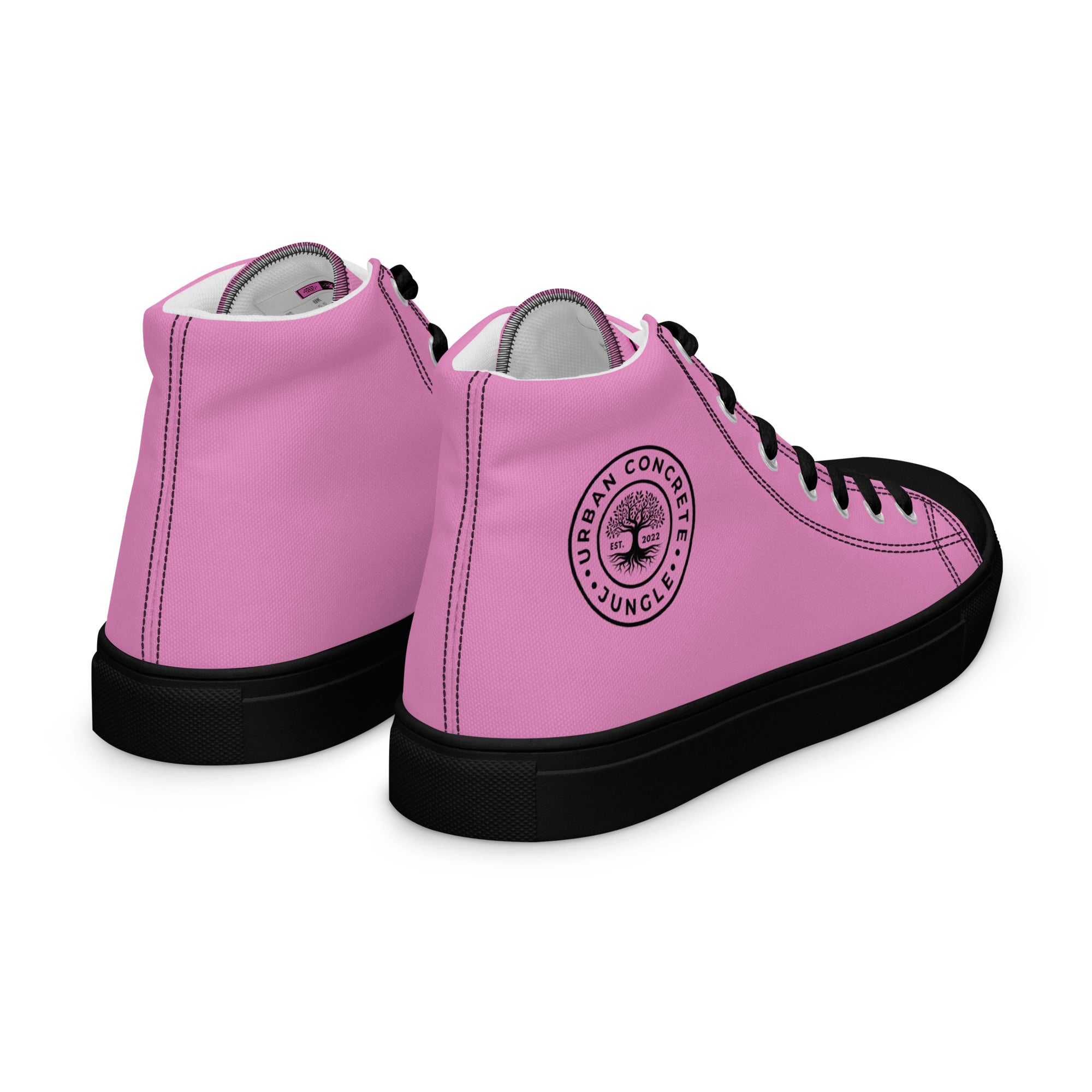 Women’s high top canvas Gface Pink Urban Concrete Jungle Kicks