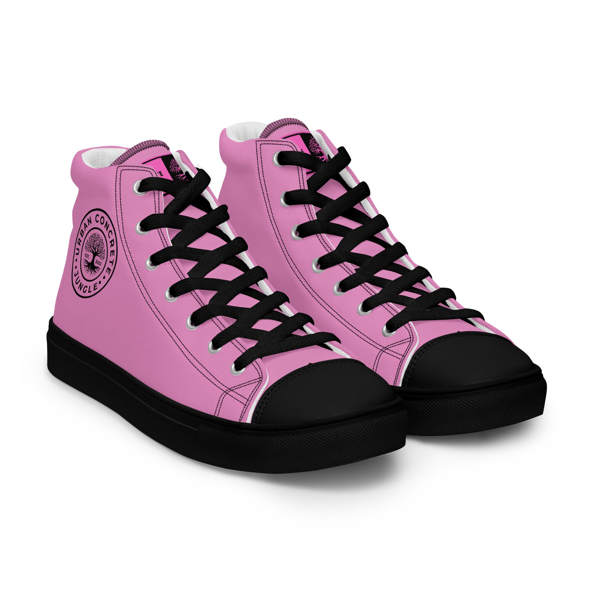 Women’s high top canvas Gface Pink Urban Concrete Jungle Kicks