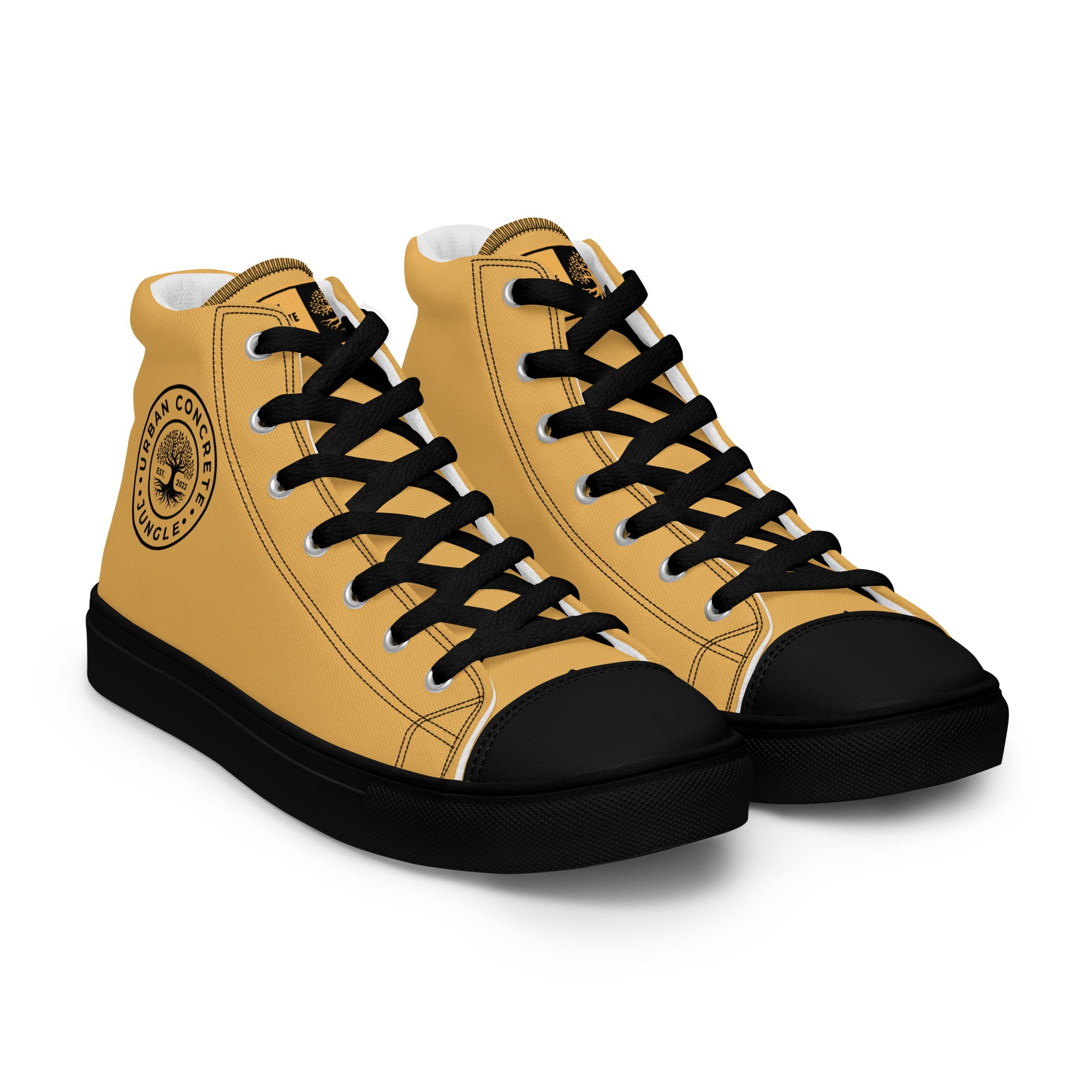 Women’s high top canvas GFACE Gold Urban Concrete Jungle Kicks