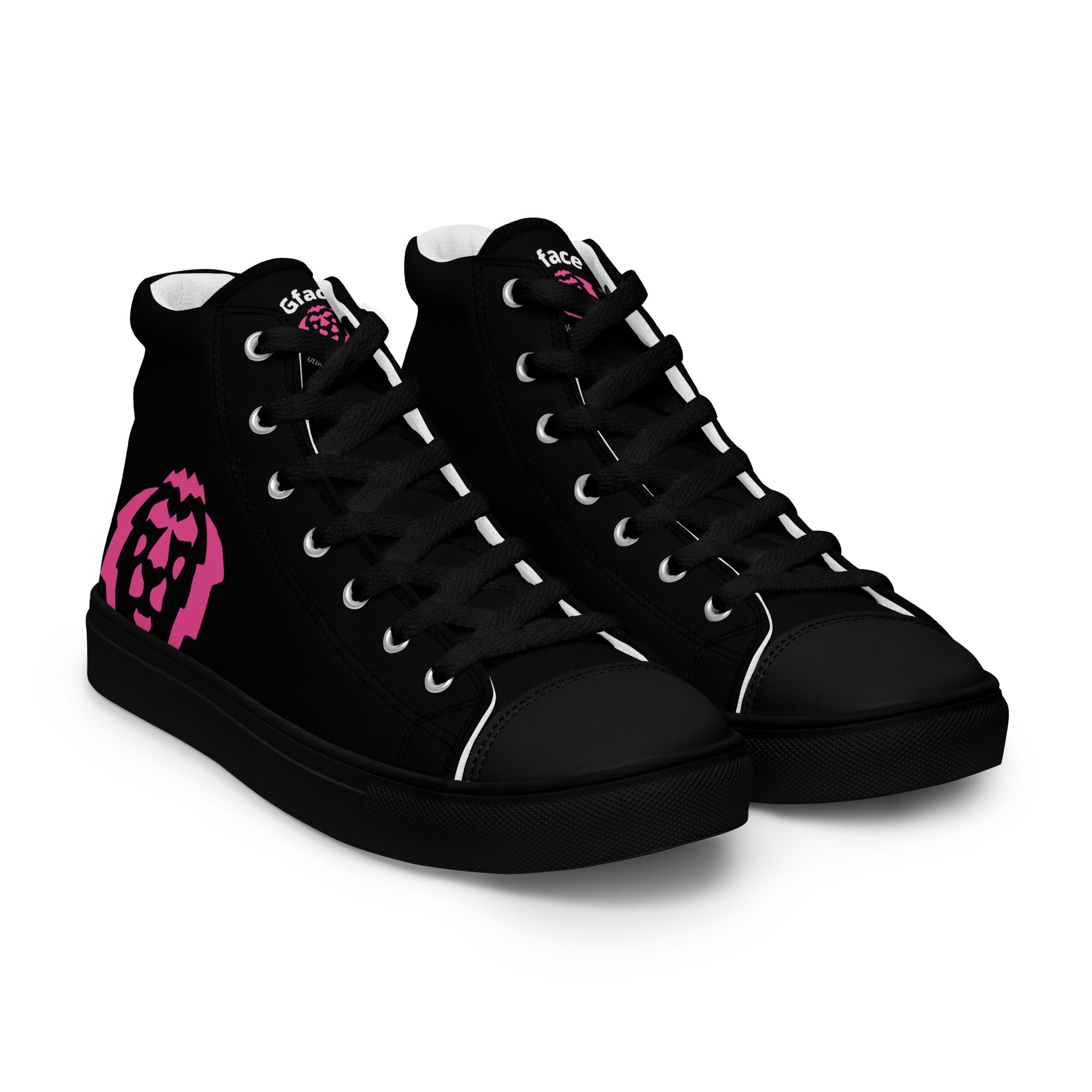 Women’s high top canvas GFACE Pink Lion  kicks