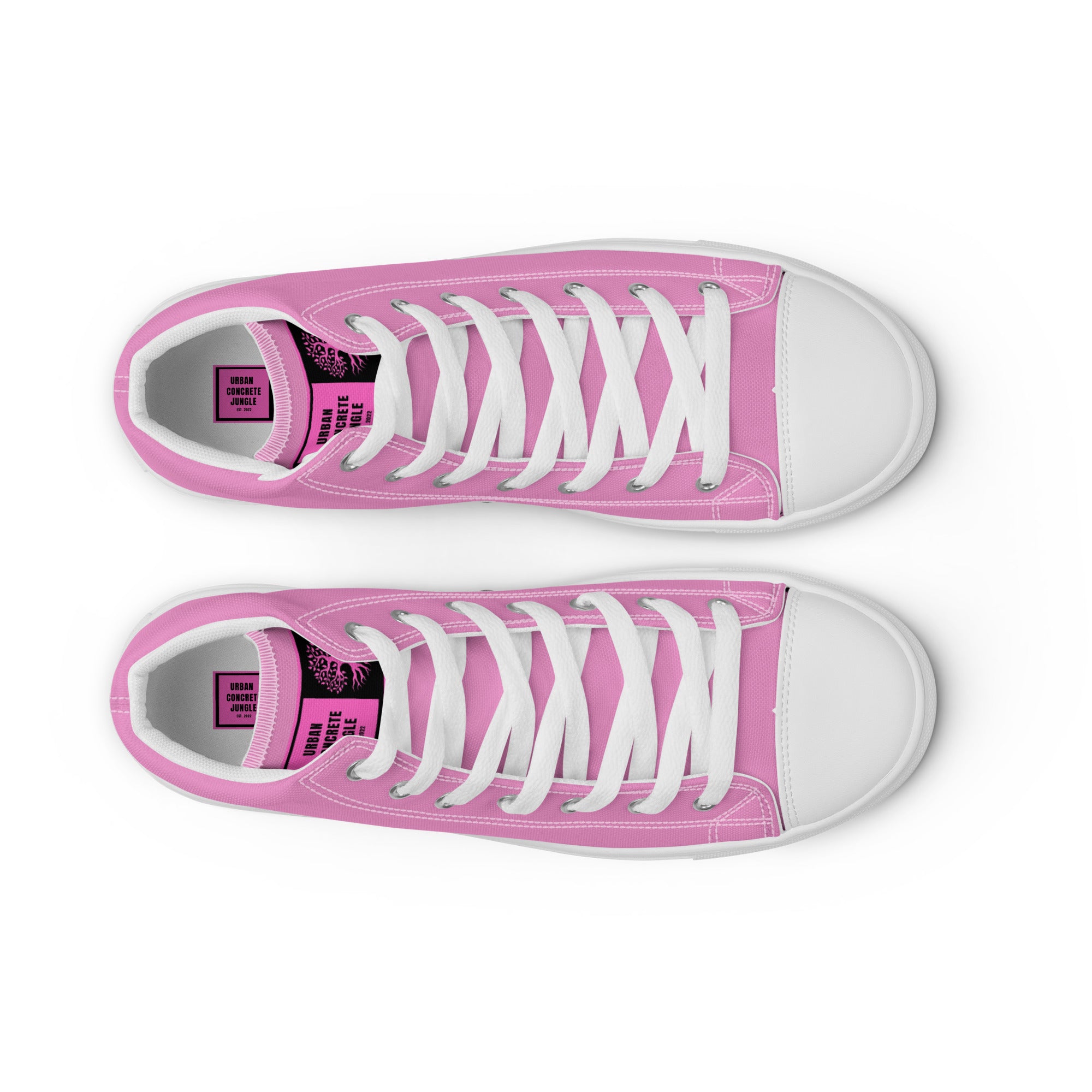 Women’s high top canvas Gface Pink Urban Concrete Jungle Kicks