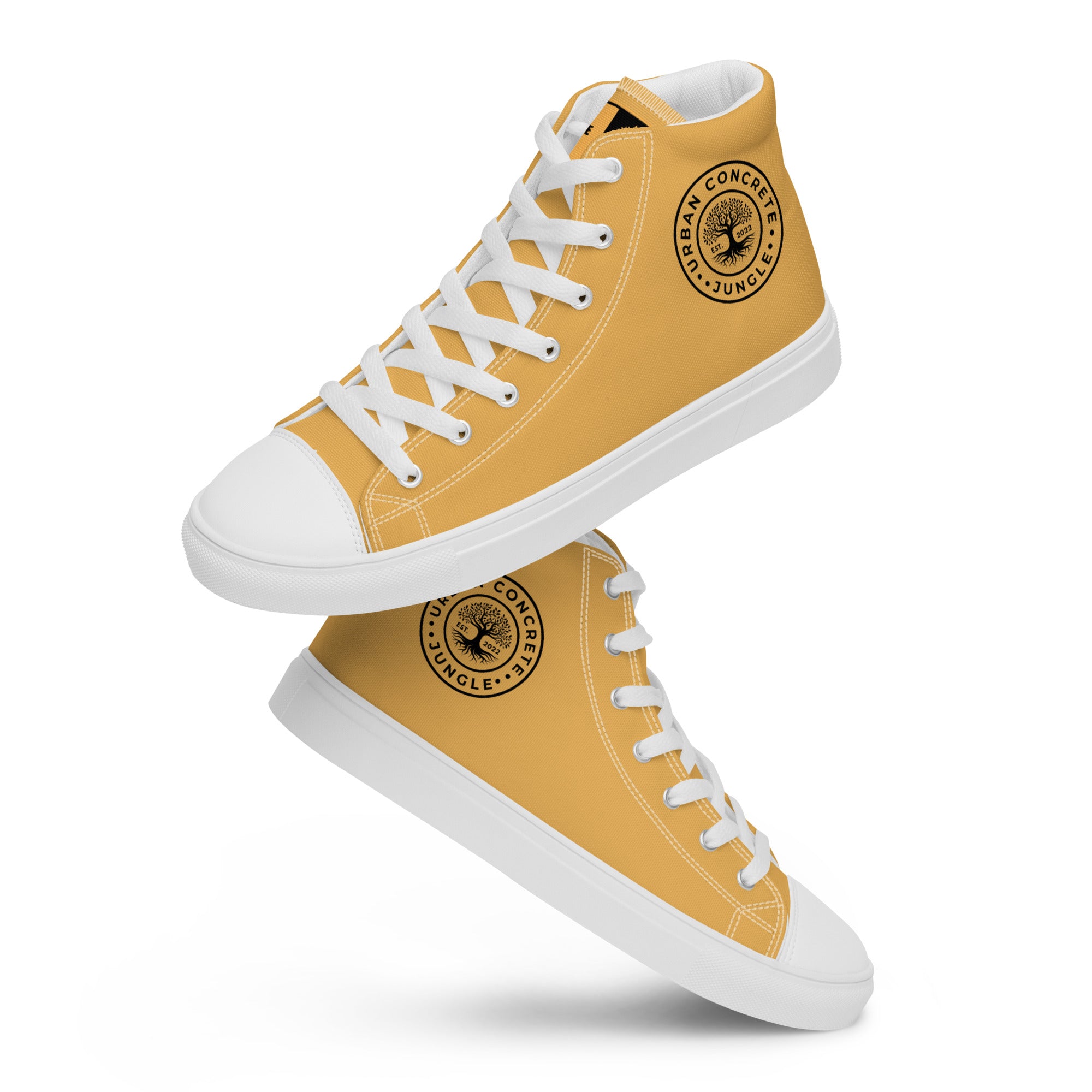 Women’s high top canvas GFACE Gold Urban Concrete Jungle Kicks