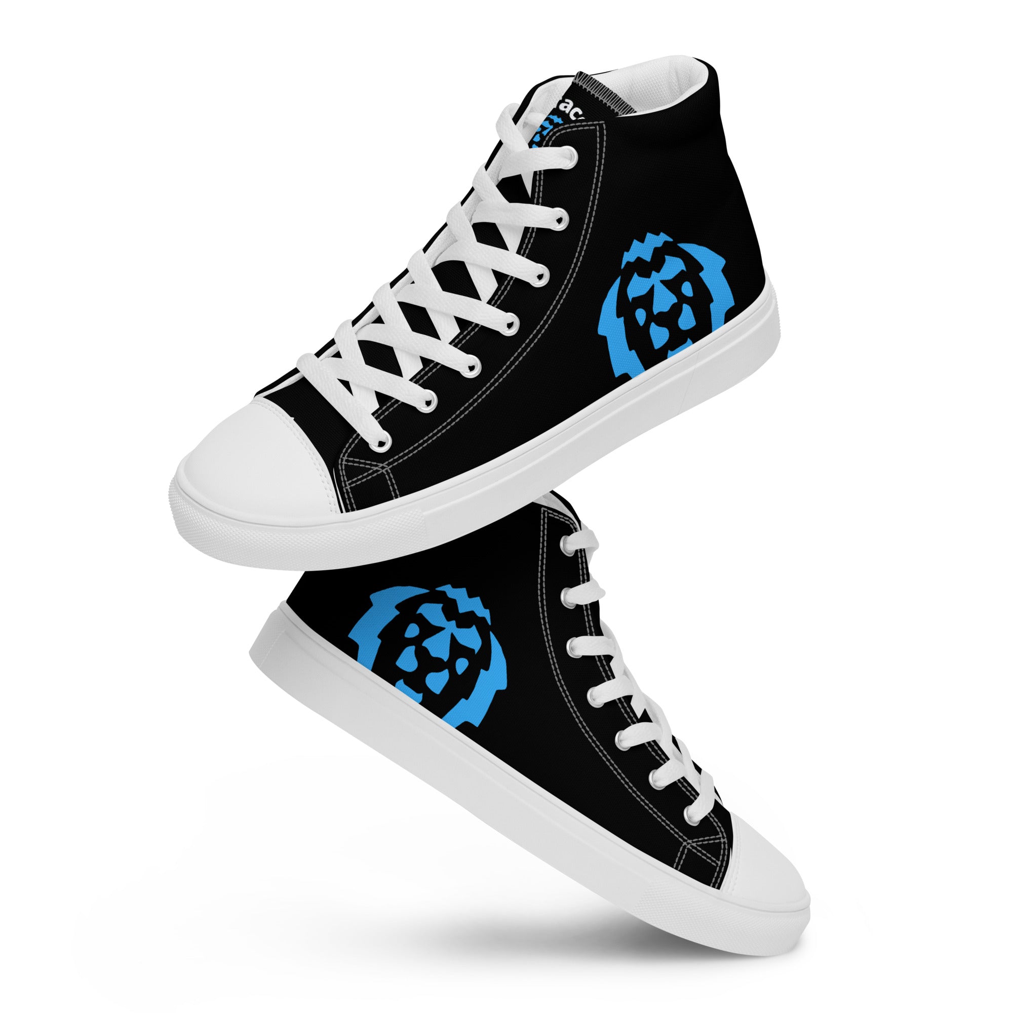 Women’s high top canvas GFACE Blue Lion Unleash The Swagger kicks