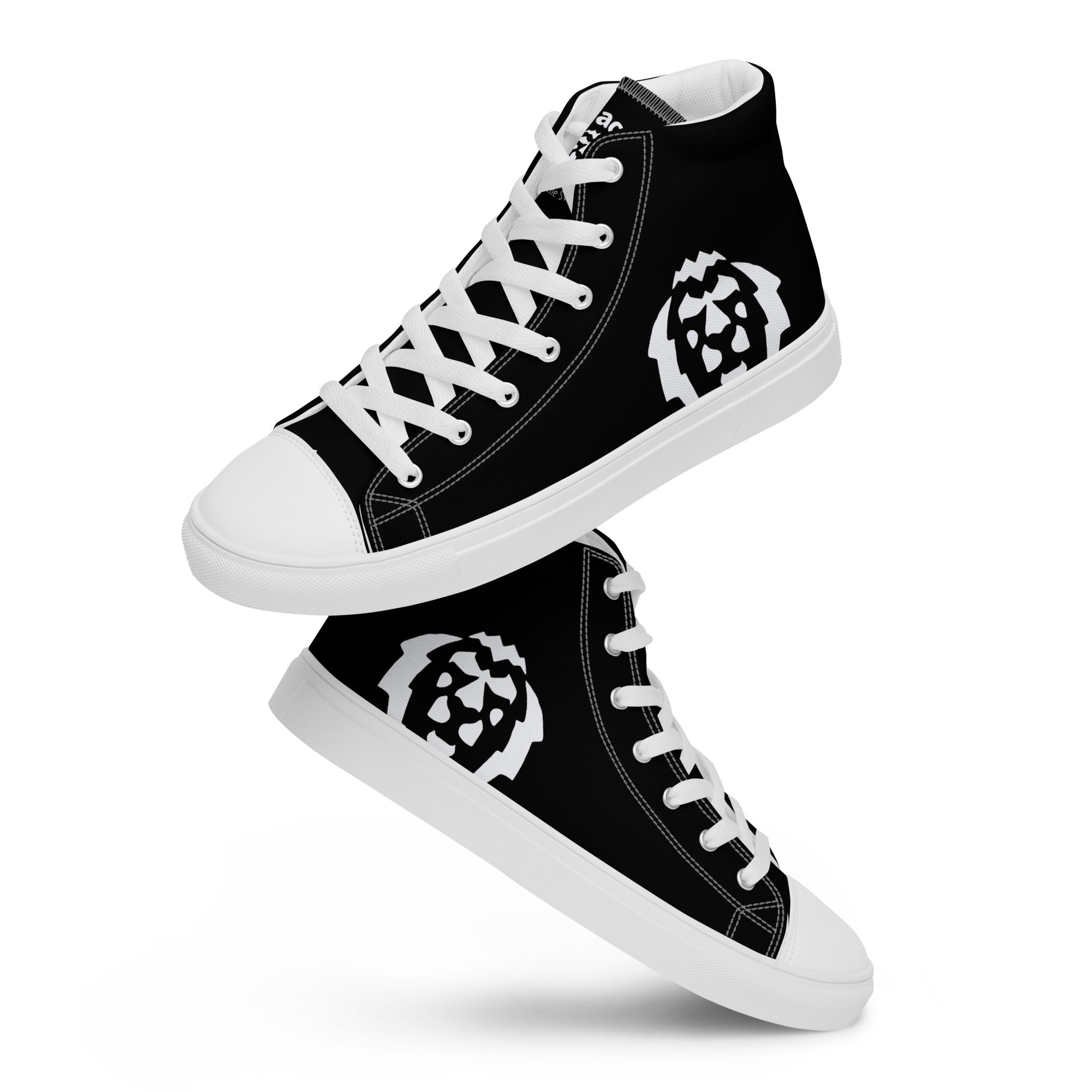 Women’s high top canvas GFACE White Lion kicks