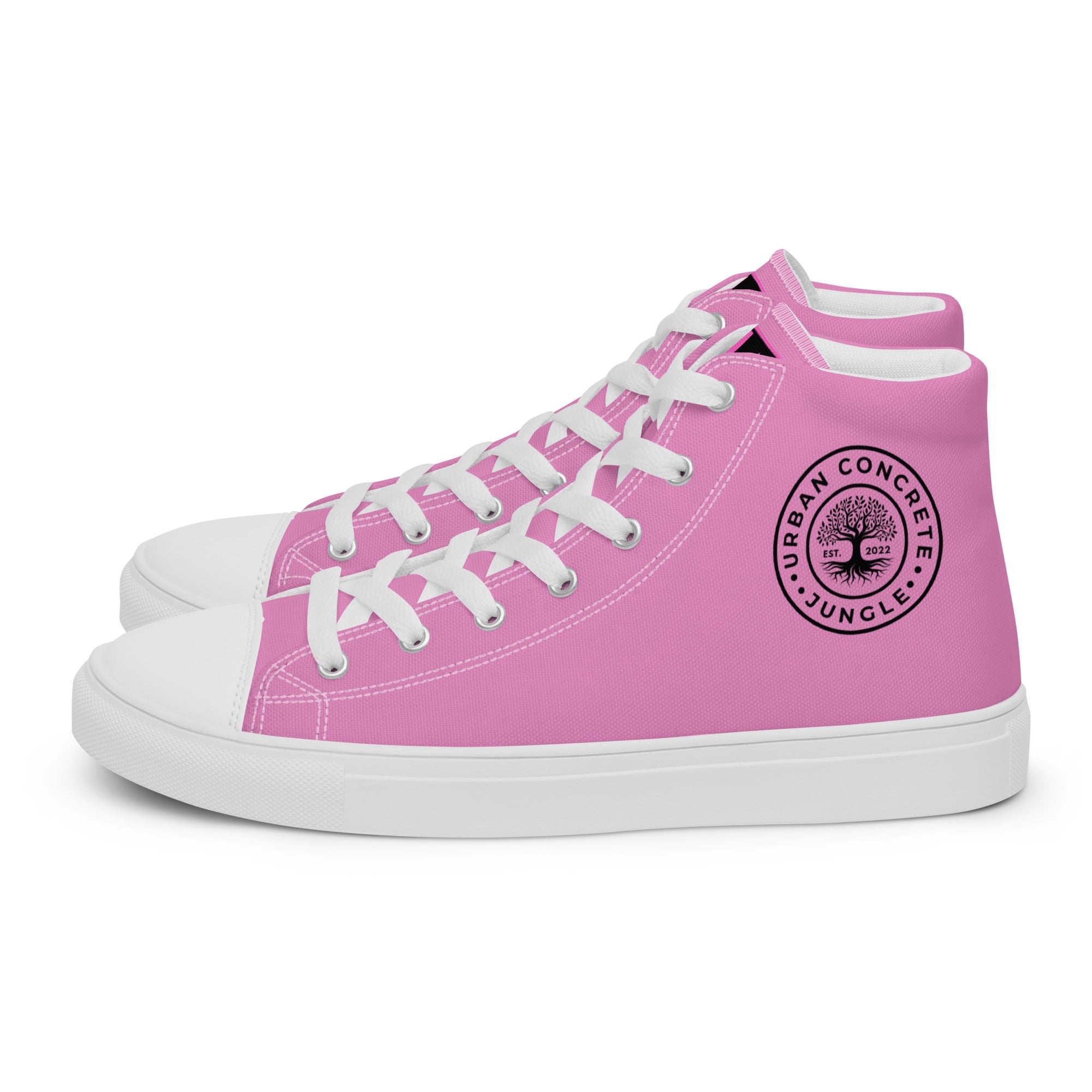 Women’s high top canvas Gface Pink Urban Concrete Jungle Kicks