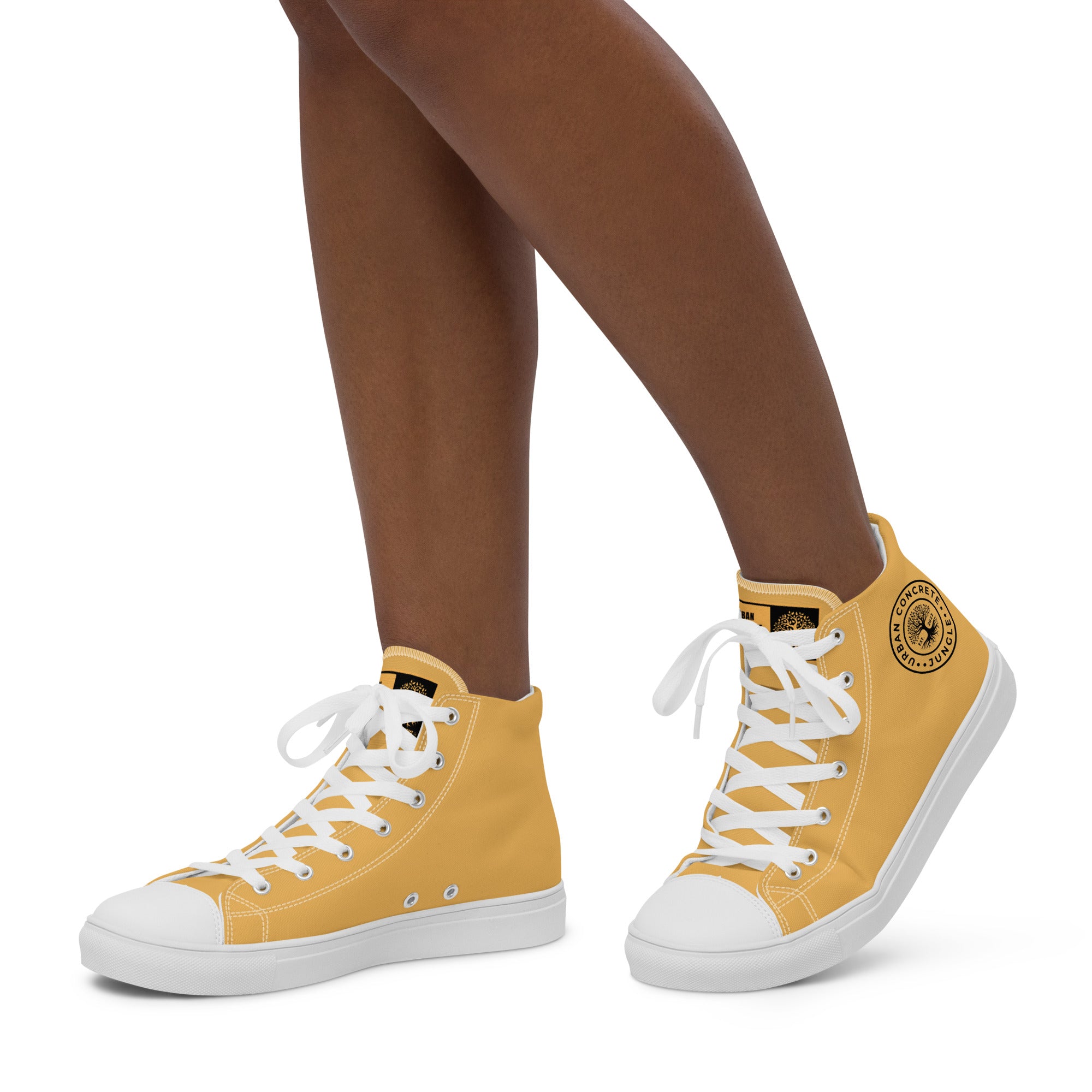 Women’s high top canvas GFACE Gold Urban Concrete Jungle Kicks