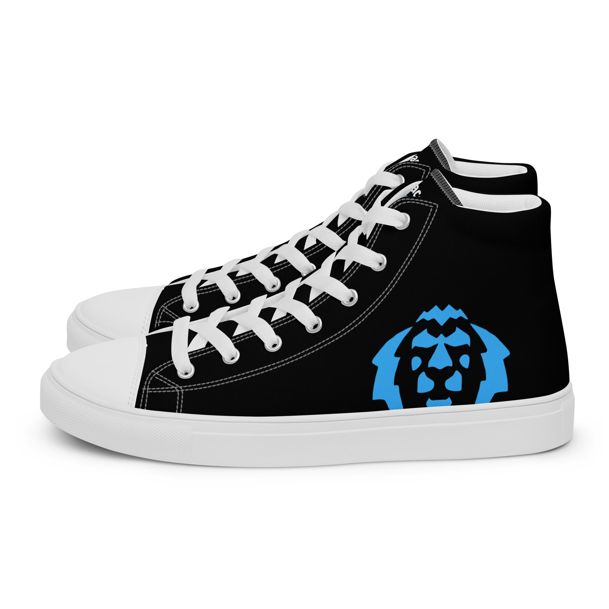 Women’s high top canvas GFACE Blue Lion Unleash The Swagger kicks