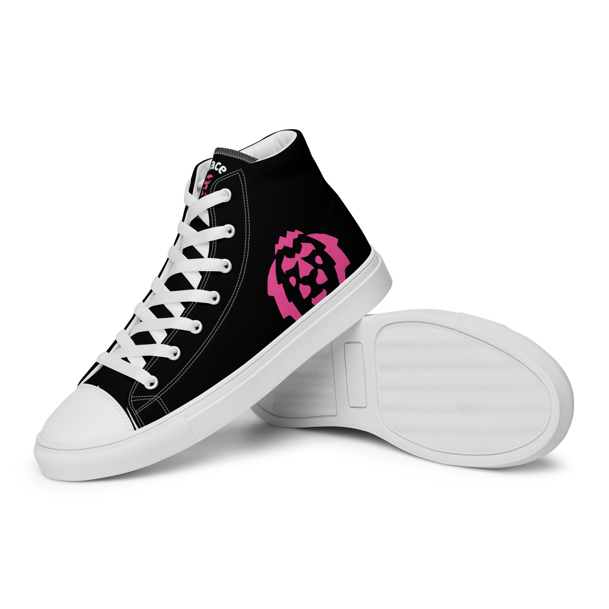 Women’s high top canvas GFACE Pink Lion  kicks