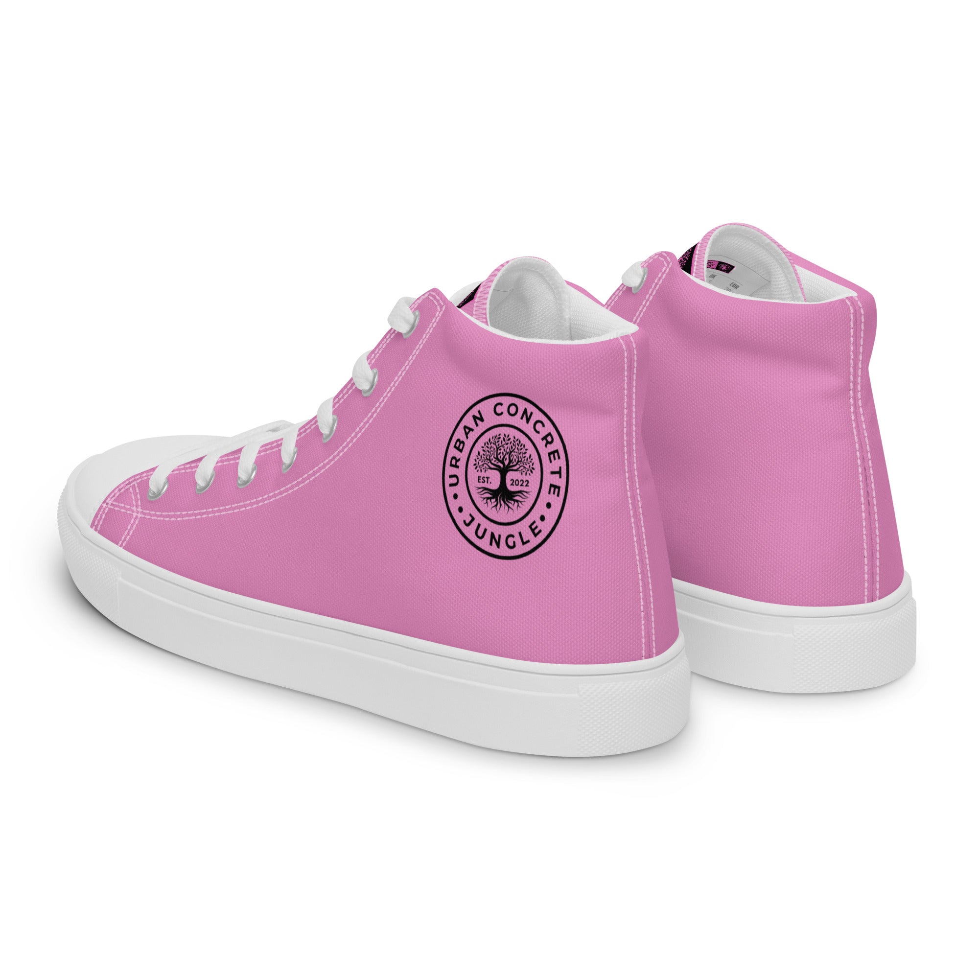 Women’s high top canvas Gface Pink Urban Concrete Jungle Kicks