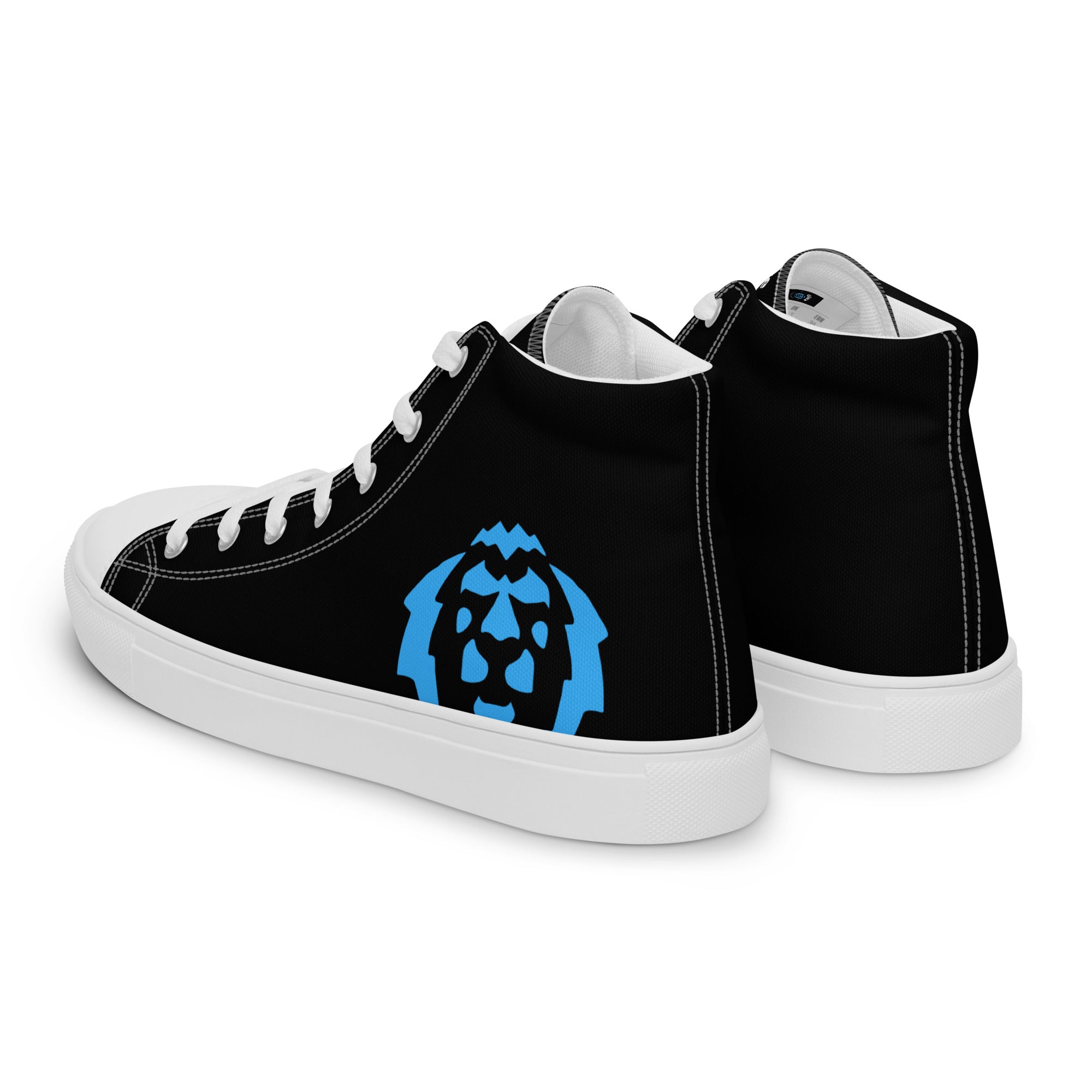 Women’s high top canvas GFACE Blue Lion Unleash The Swagger kicks