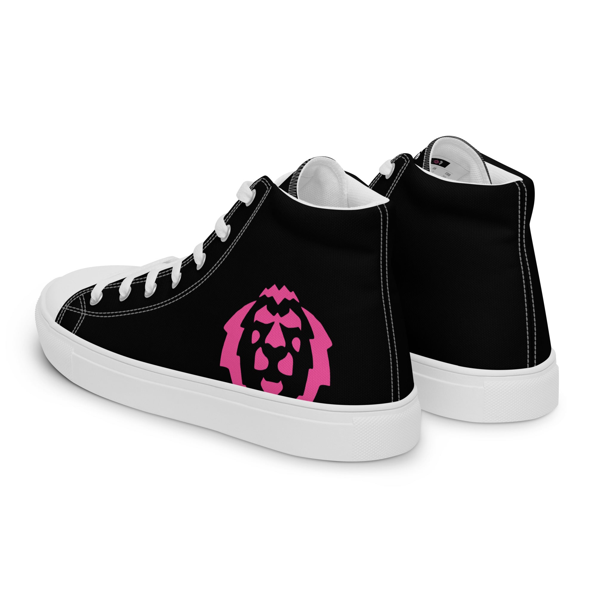 Women’s high top canvas GFACE Pink Lion  kicks