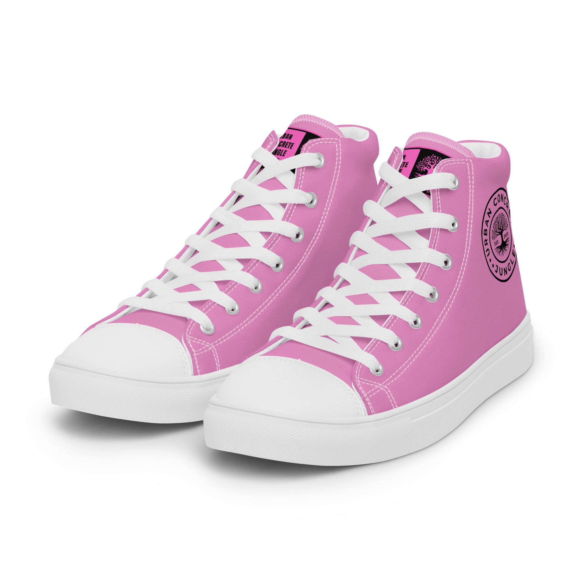 Women’s high top canvas Gface Pink Urban Concrete Jungle Kicks