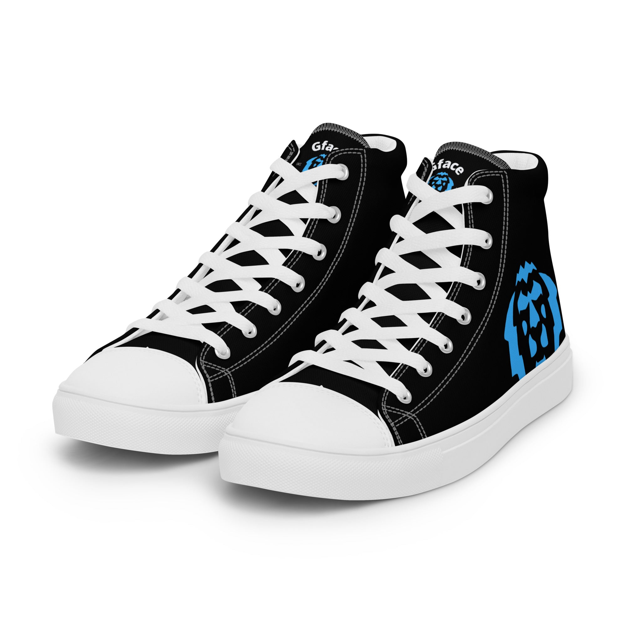 Women’s high top canvas GFACE Blue Lion Unleash The Swagger kicks