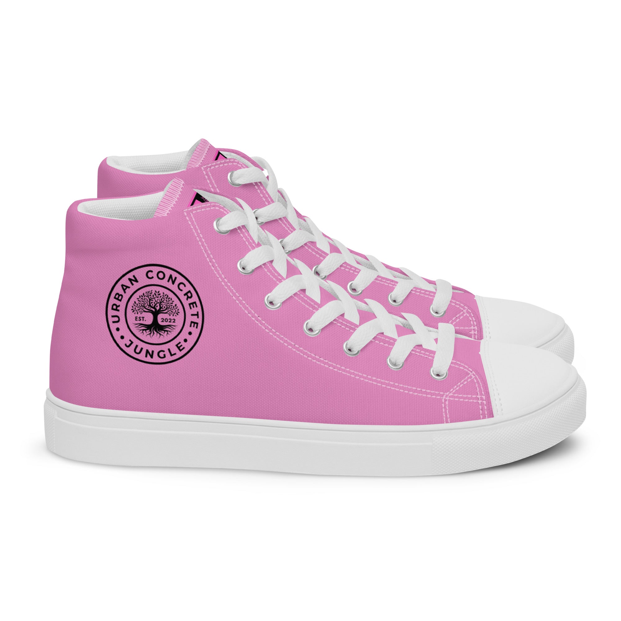 Women’s high top canvas Gface Pink Urban Concrete Jungle Kicks